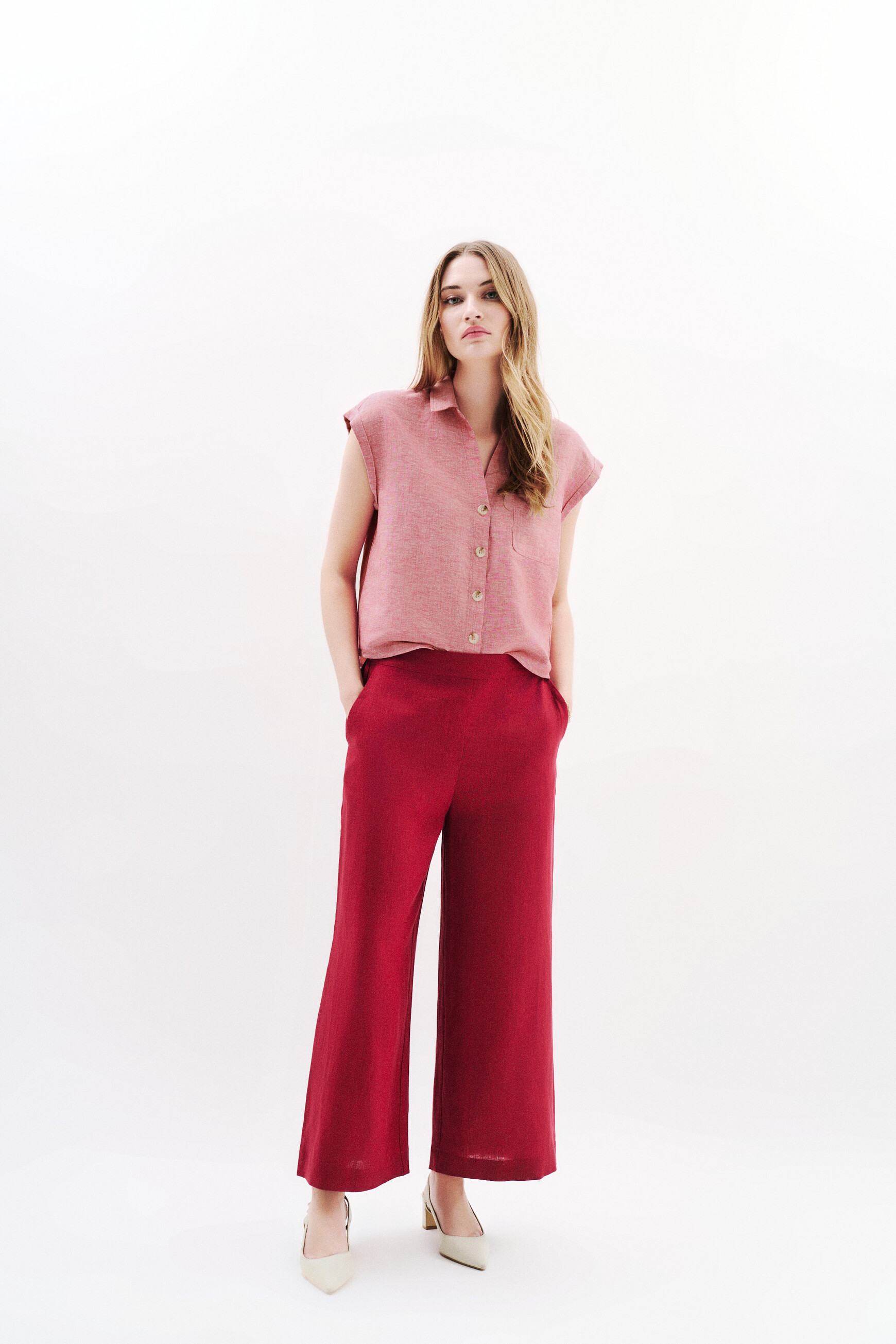 chemise cemila bordeaux femme Chemise Cemila bordeaux femme