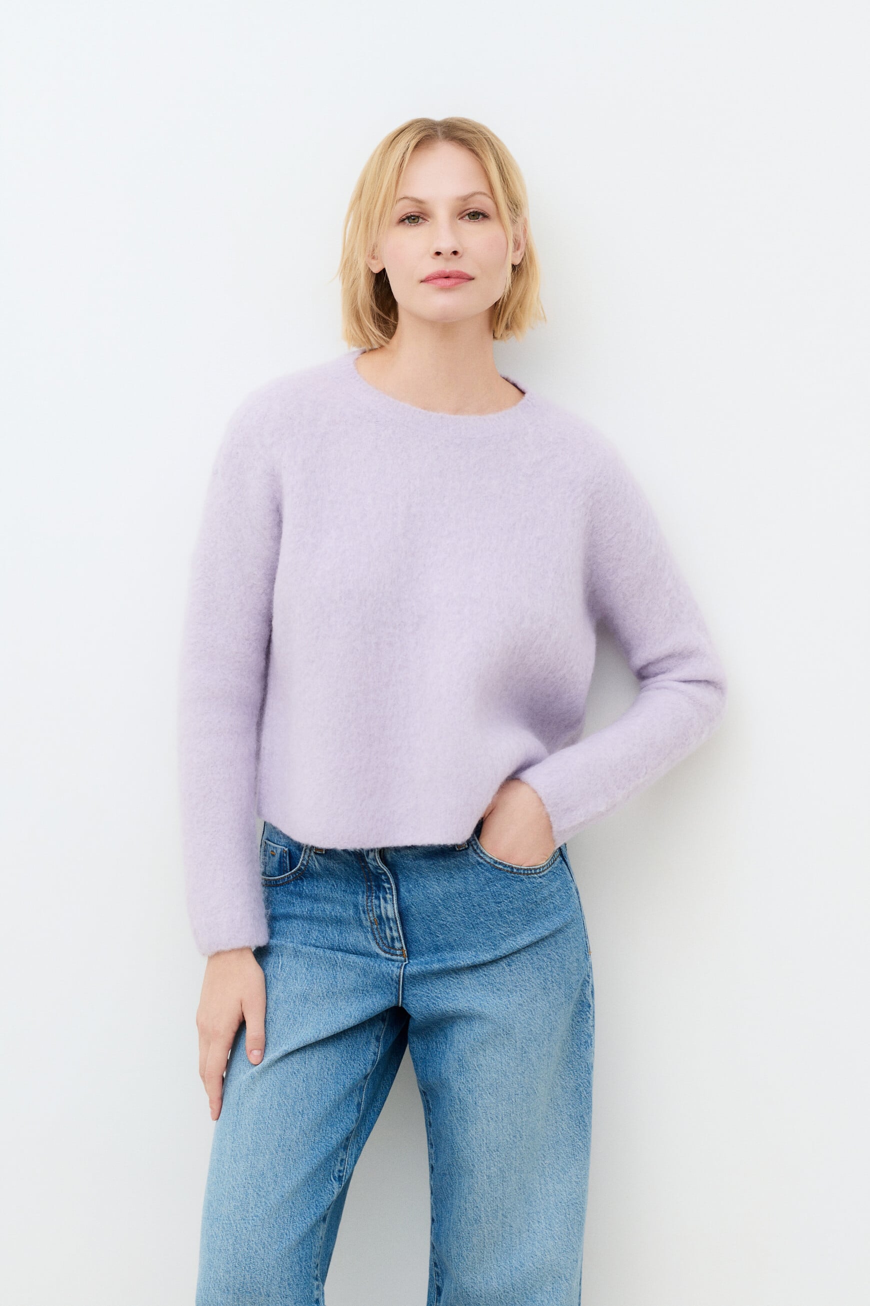 Mted sweater mauve woman