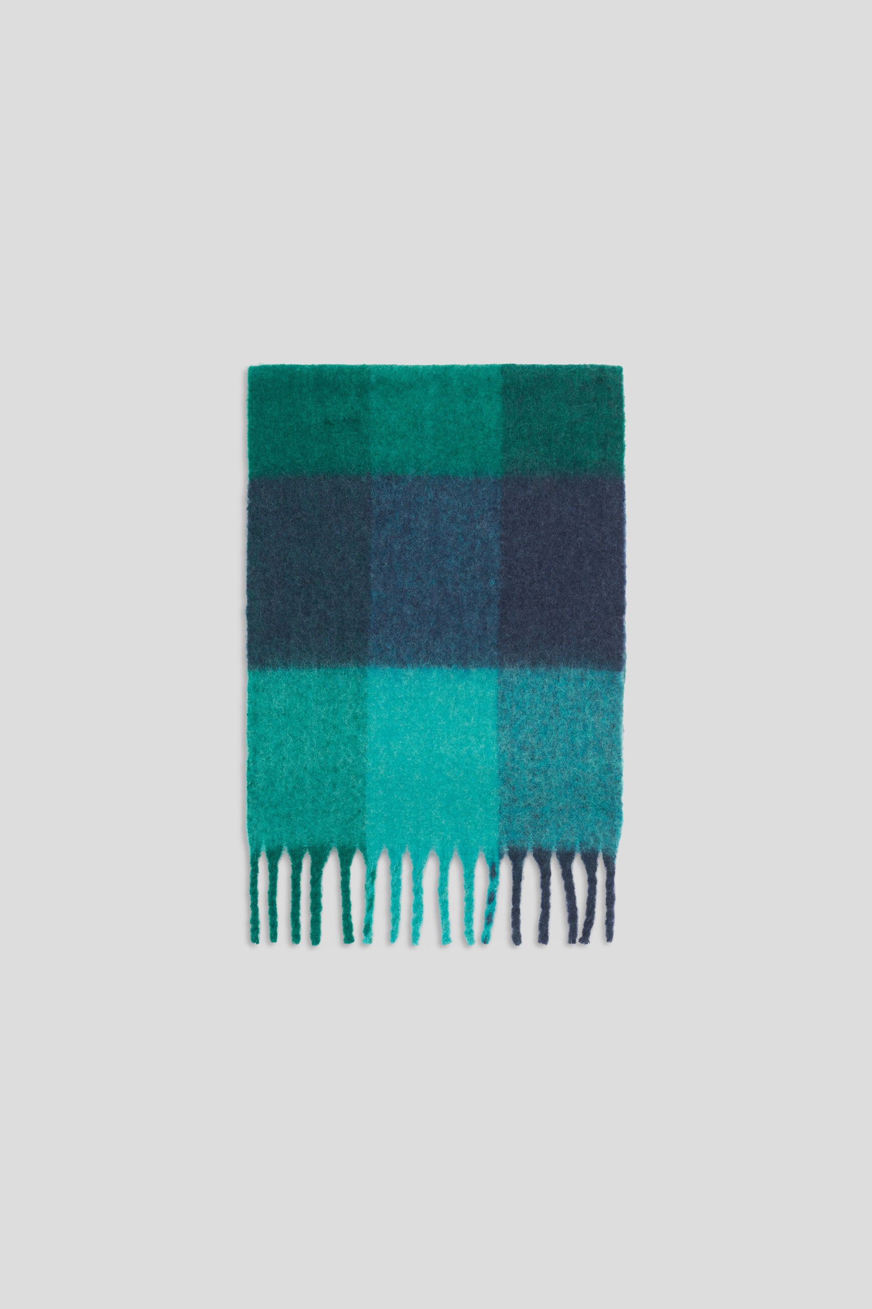 Echarpe louison vert fonc&eacute; femme