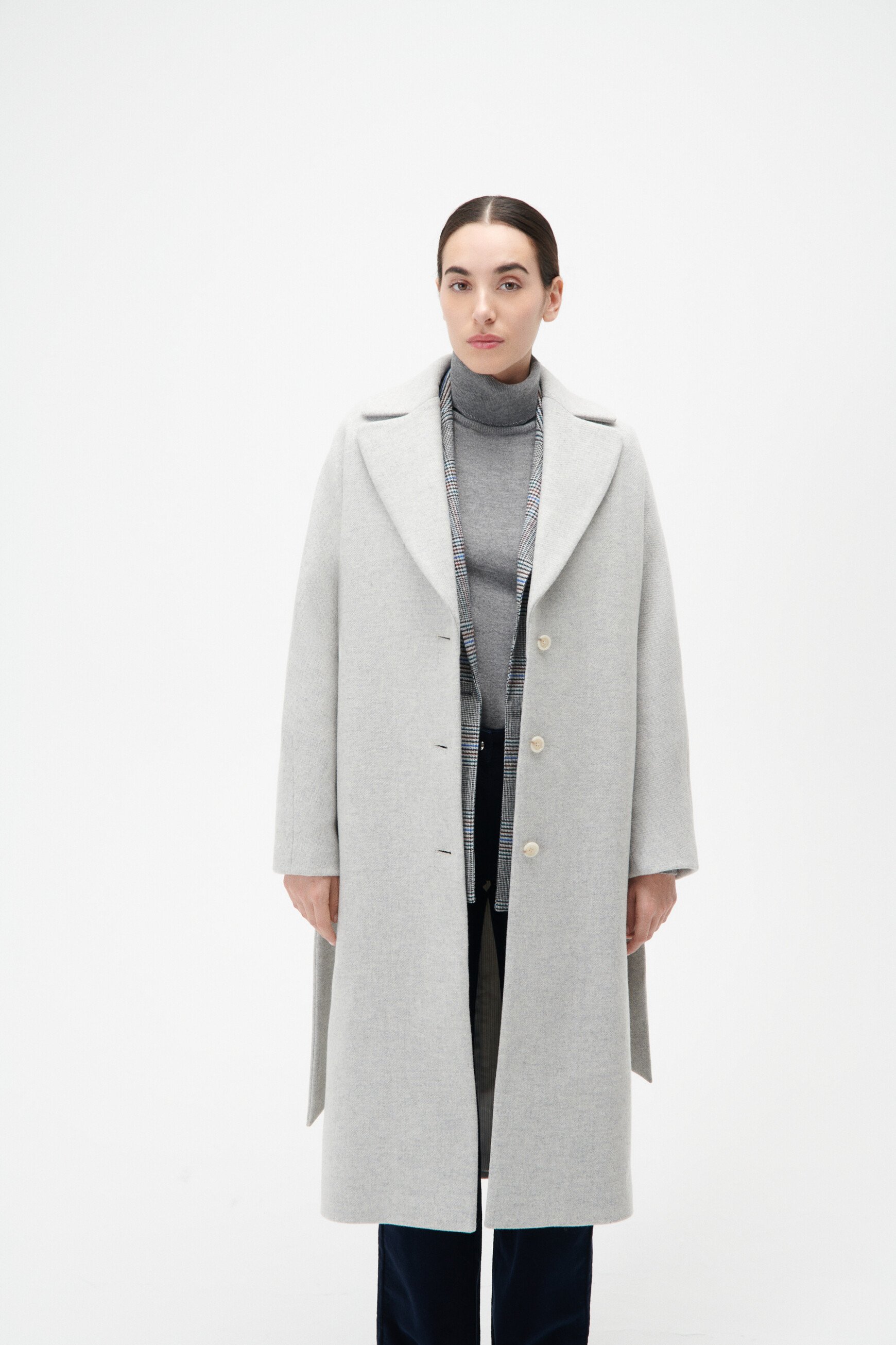 Gapitre coat light grey woman