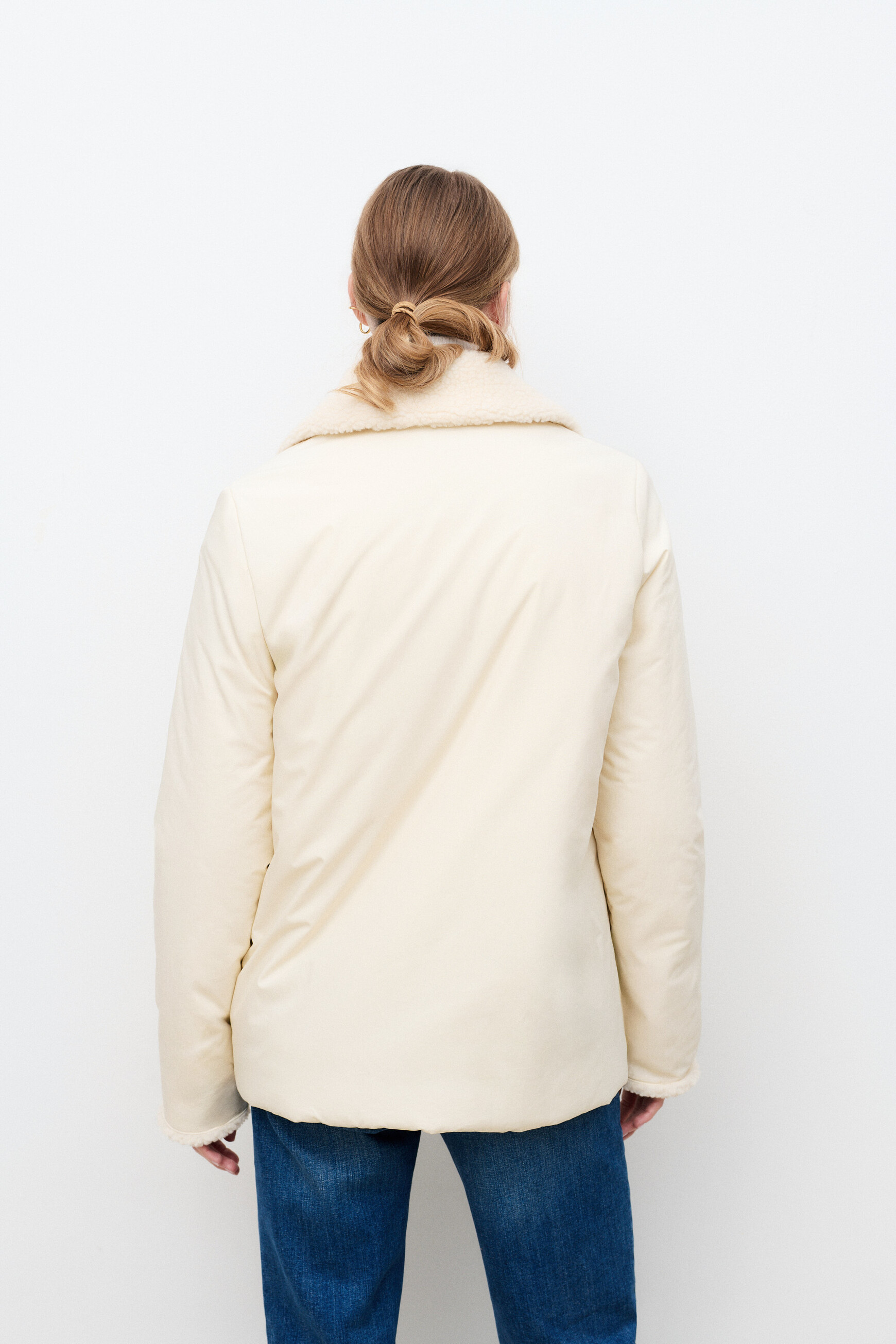 Manteau Galet ecru femme