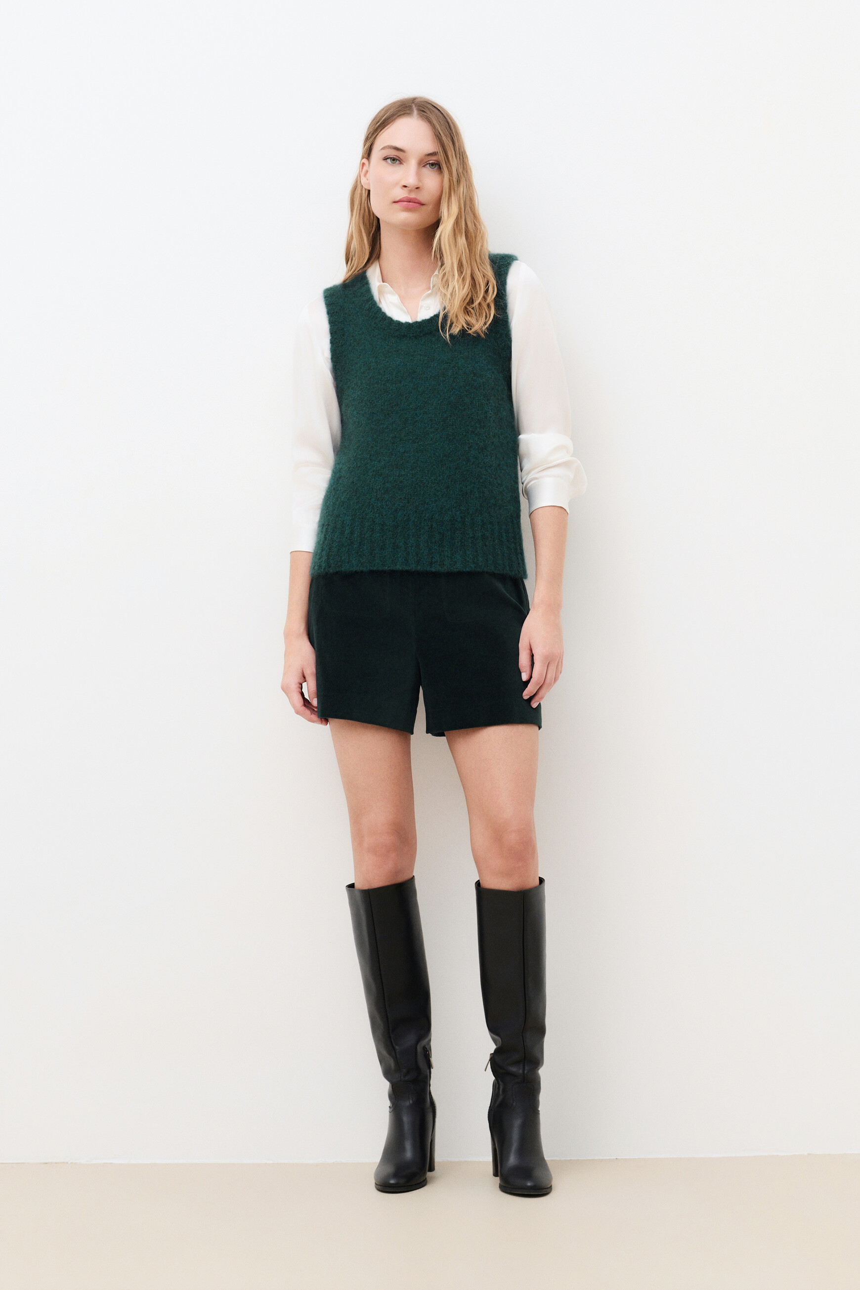 Mvanya sweater teal green woman
