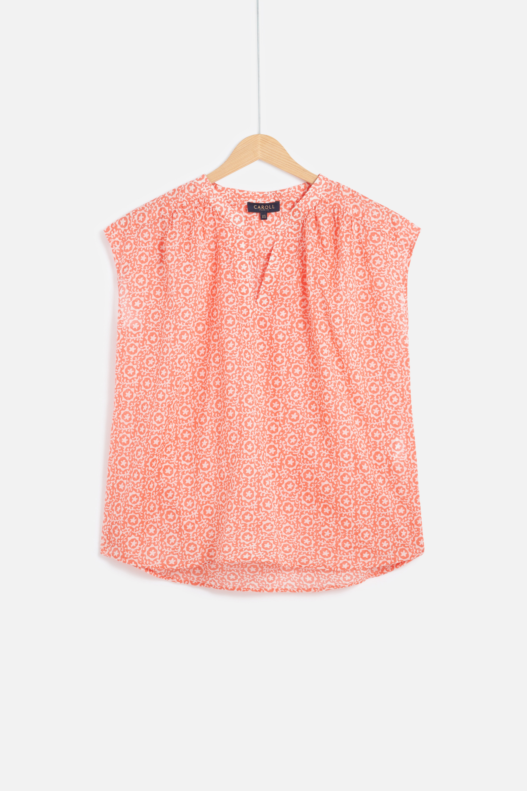 chemisier elio orange femme chemisier elio orange femme