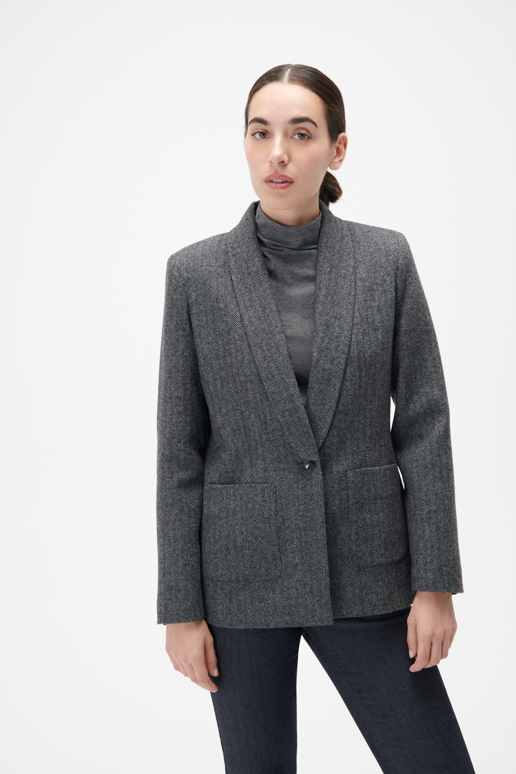 Veste valeria gris fonce femme