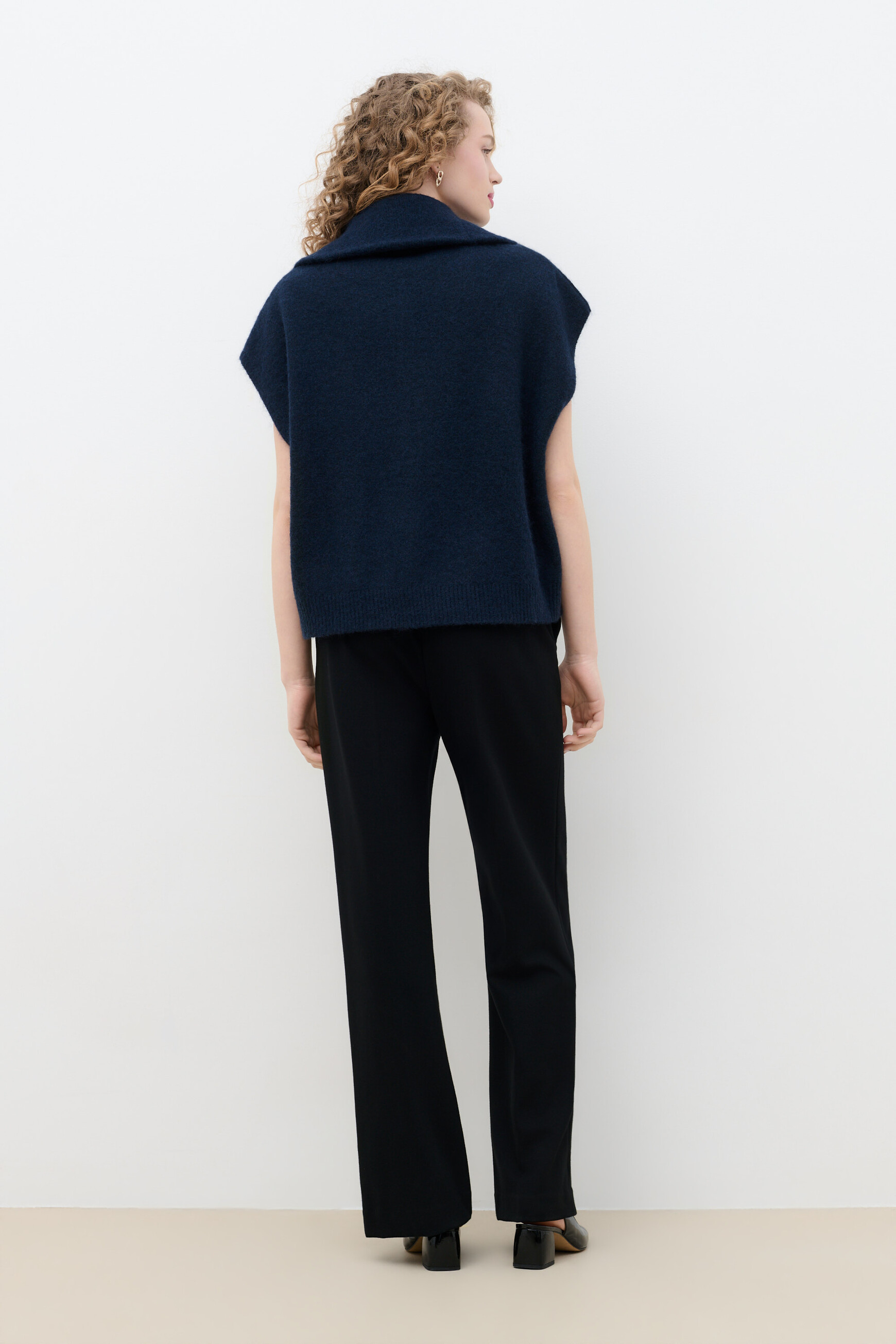 Mitch cardigan navy blue woman