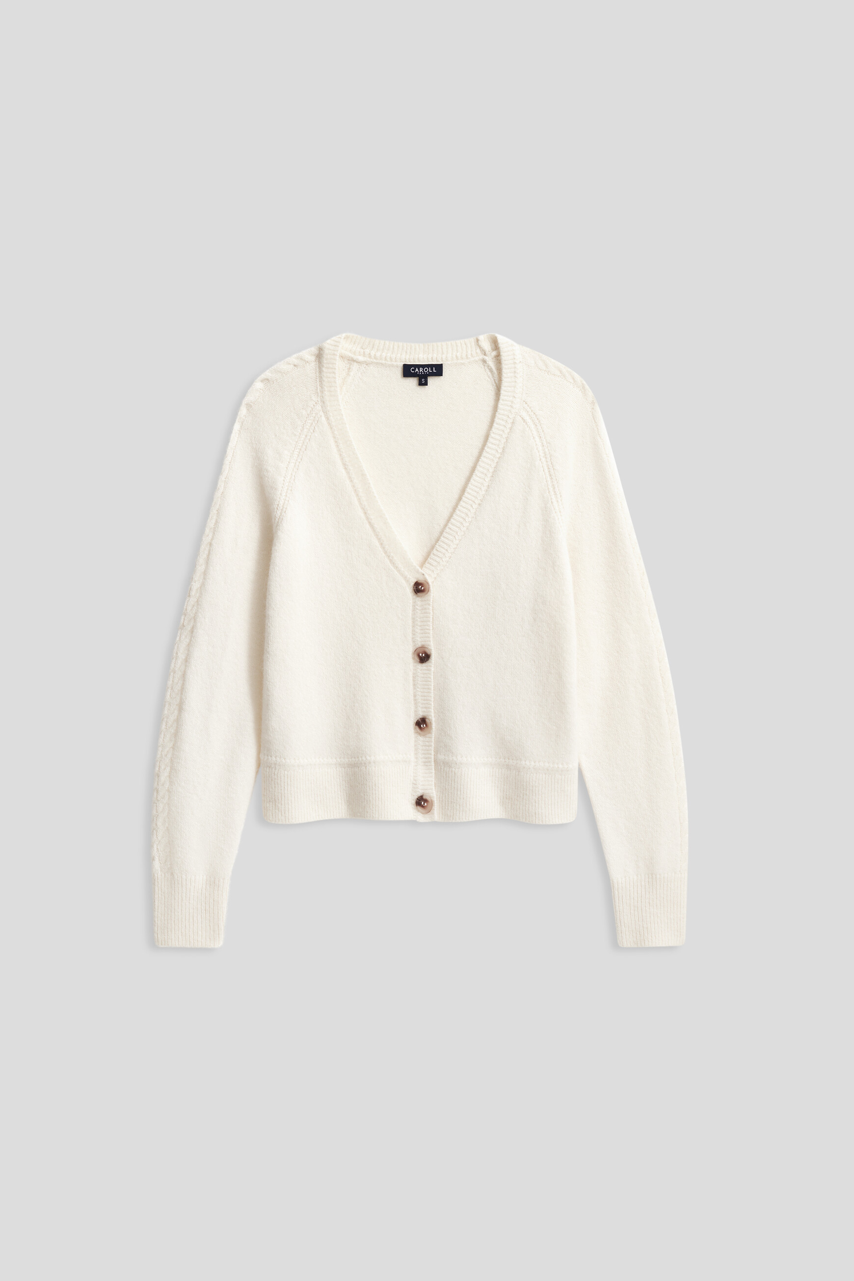 Gilet Mlewis ecru donna