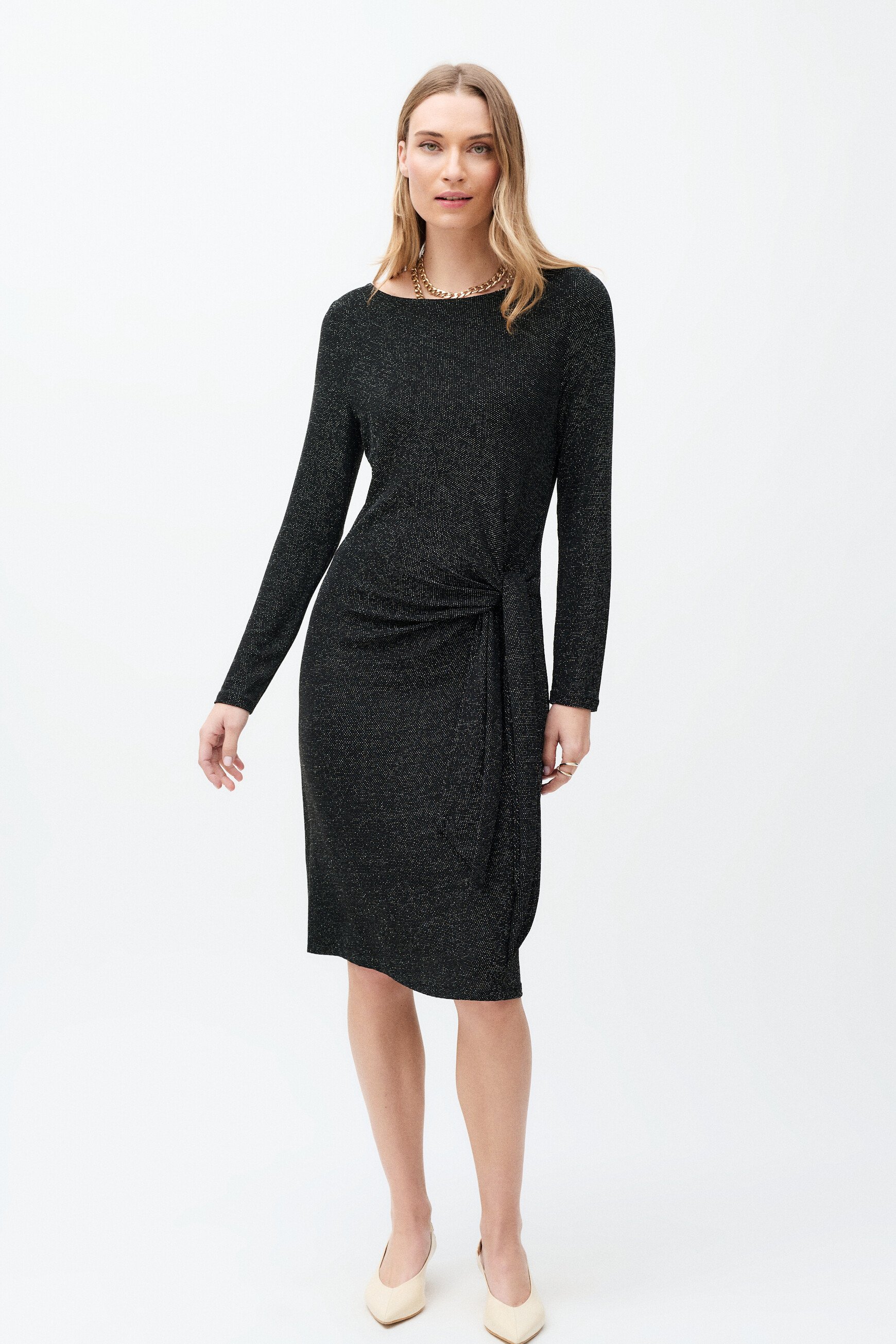 robe rvenus gris argent femme silbergrau damen