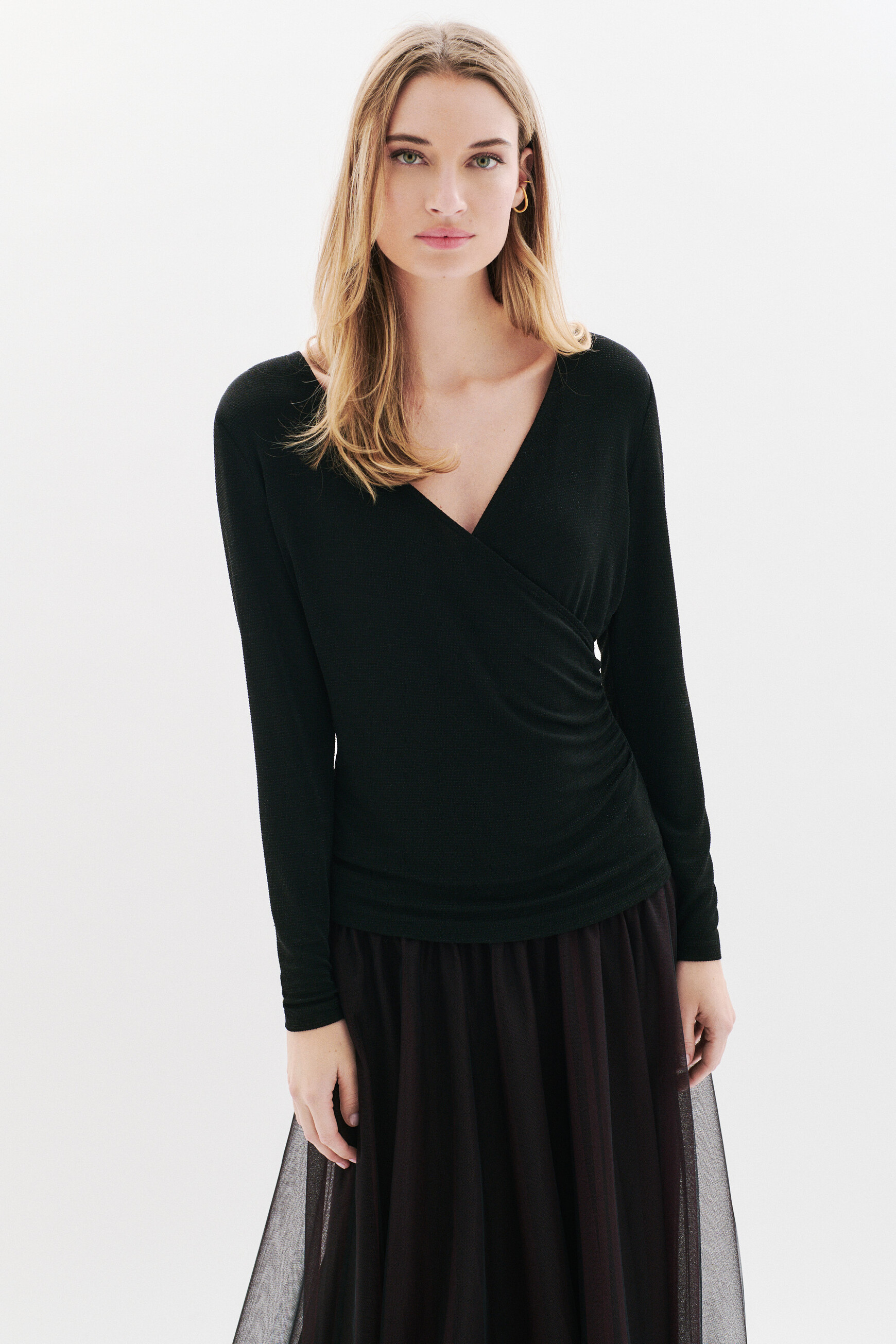 t shirt tlina noir femme zwart vrouw