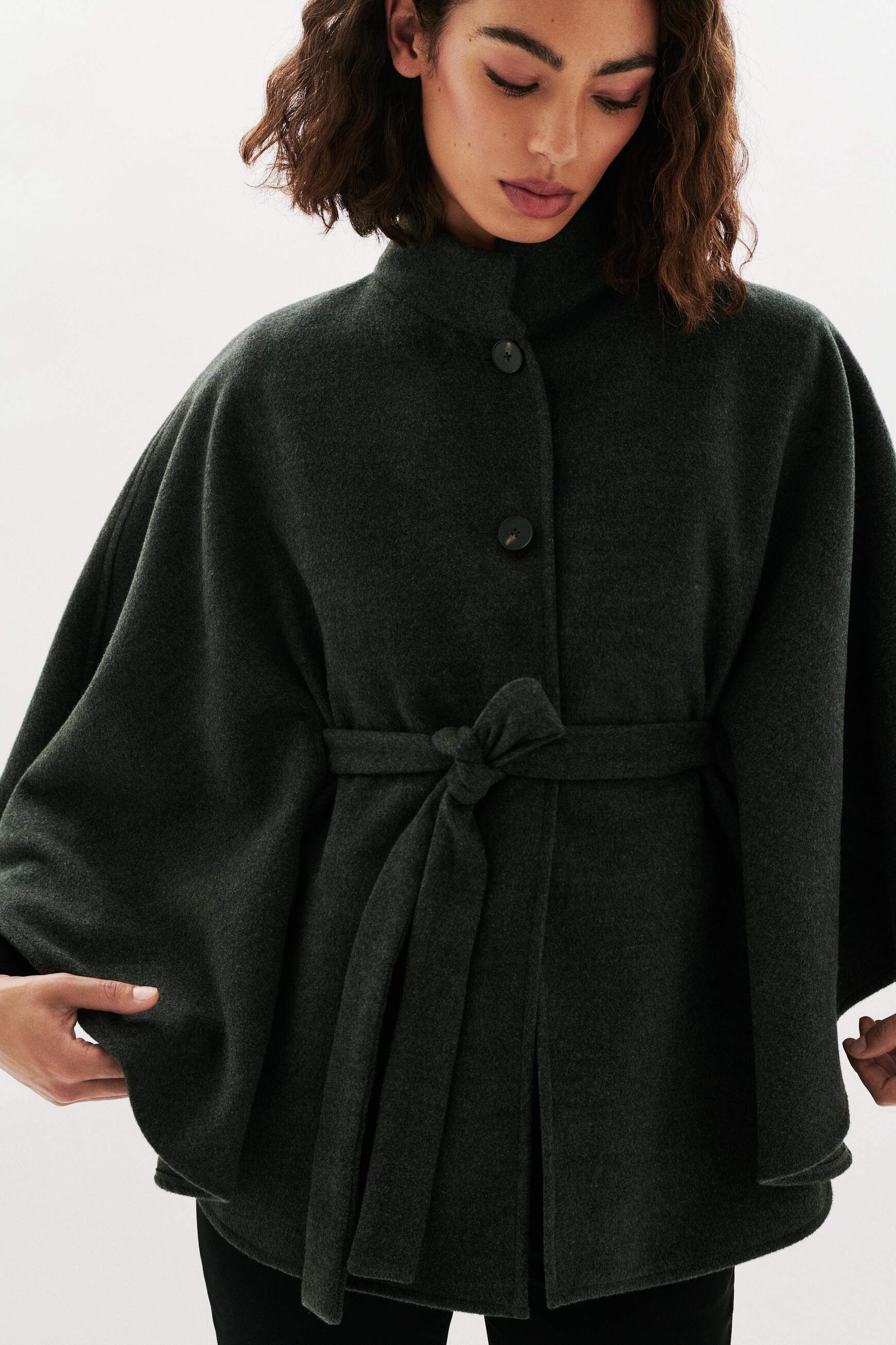 poncho hacaro grau damen Poncho Hacaro grau damen