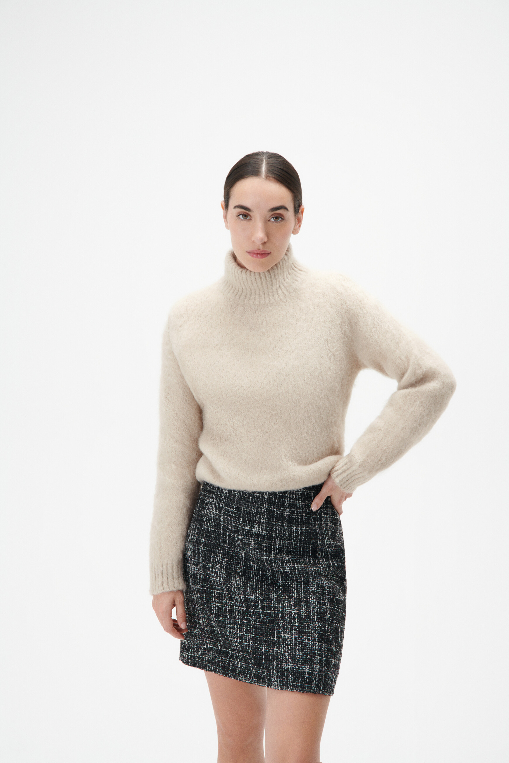 Pull melba creme femme