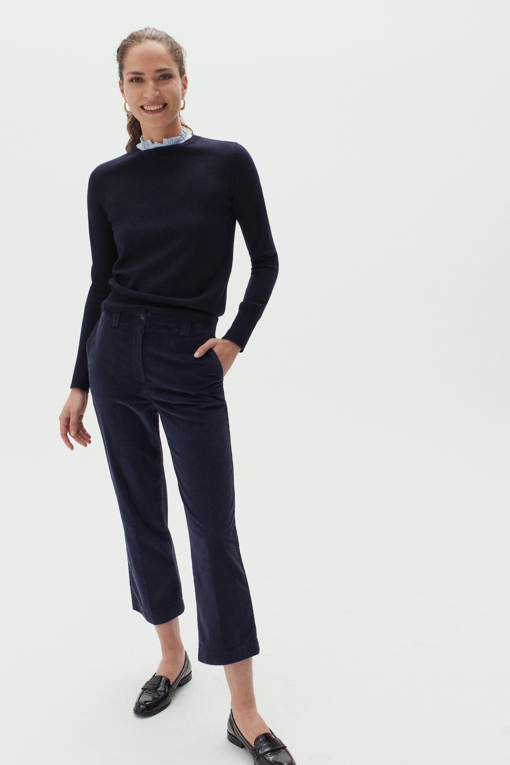 pantalon jordano bleu marine femme pantalon jordano bleu marine femme