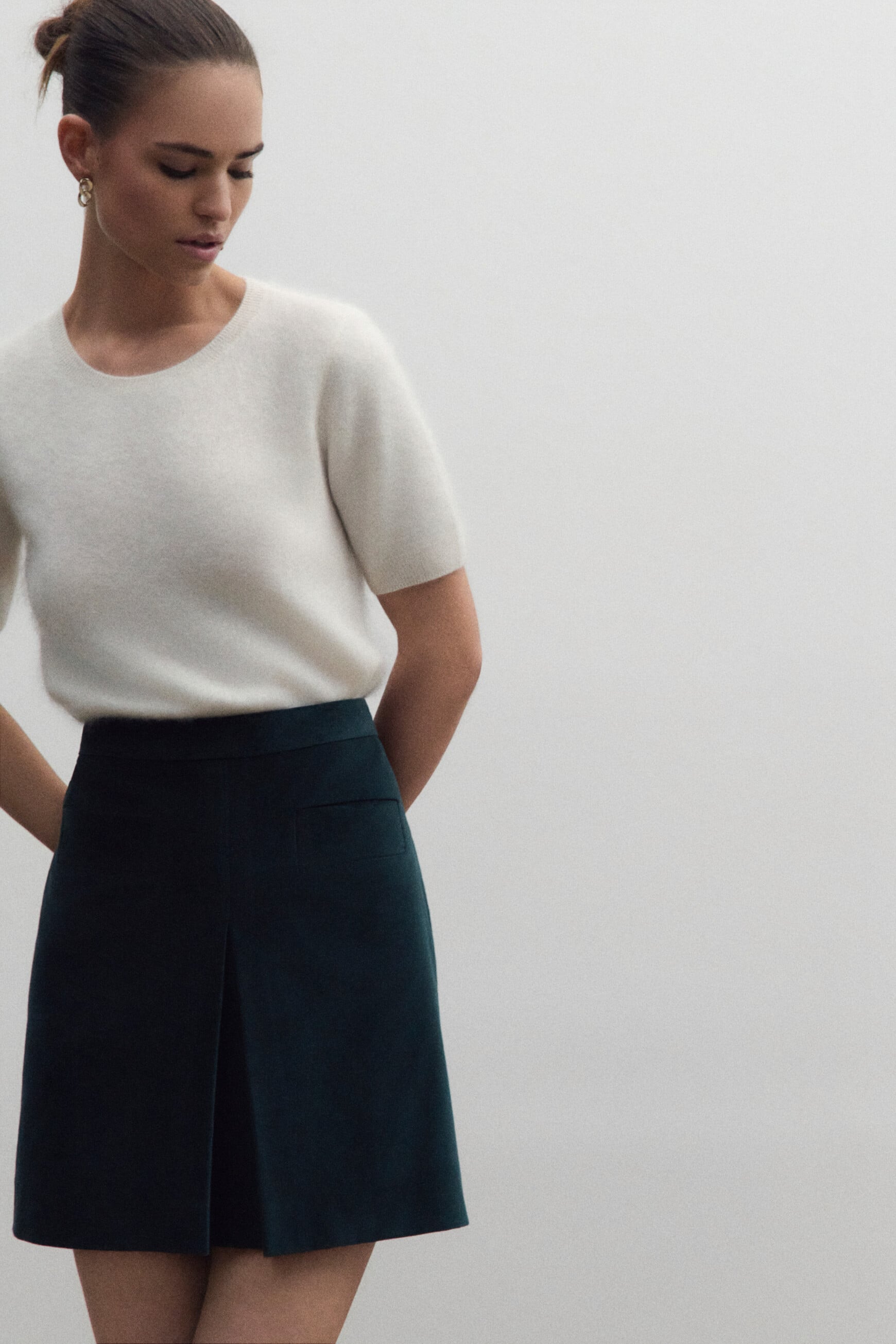 Joda skirt teal green woman