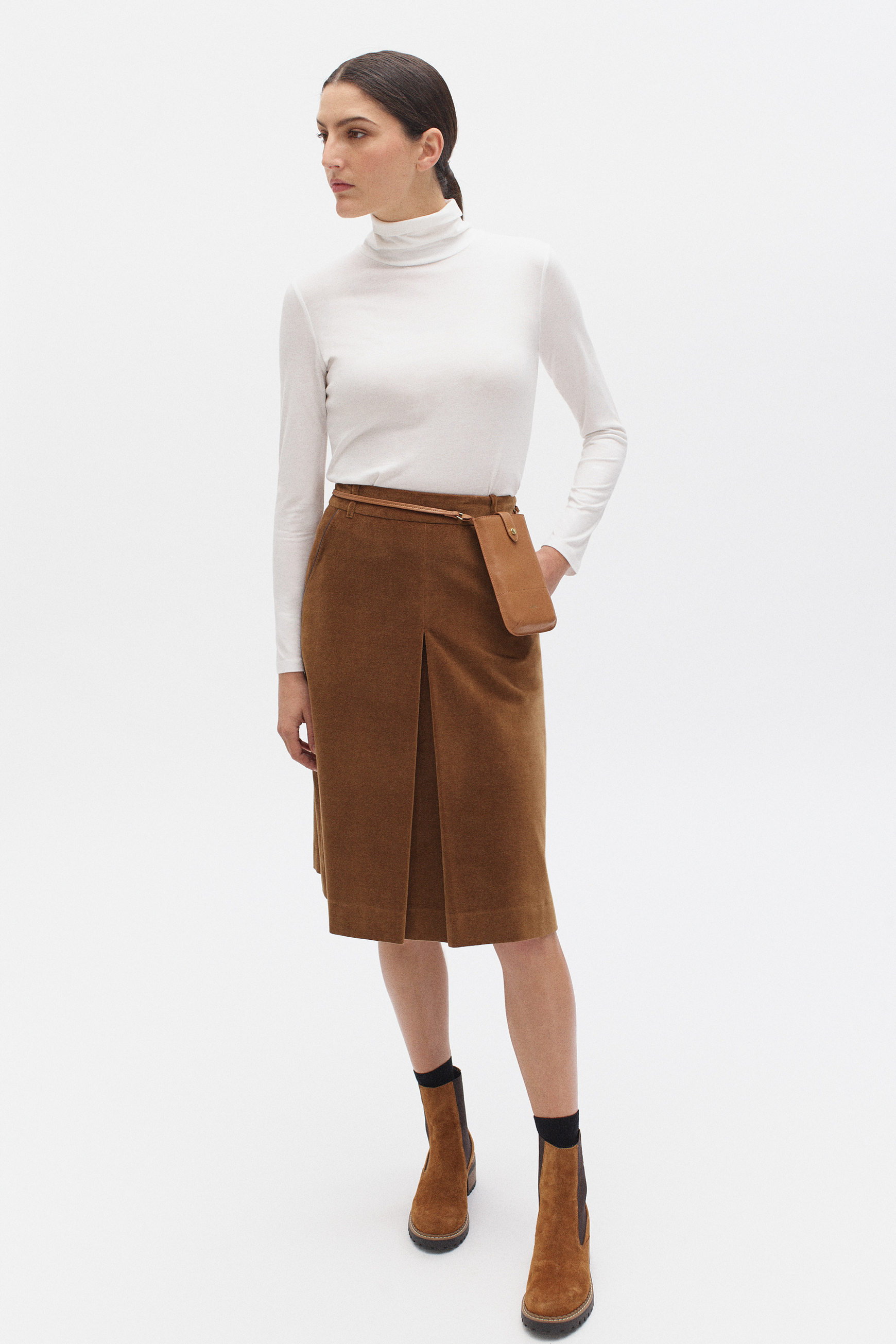 falda sunny gris pardo mujer Falda Sunny gris pardo mujer