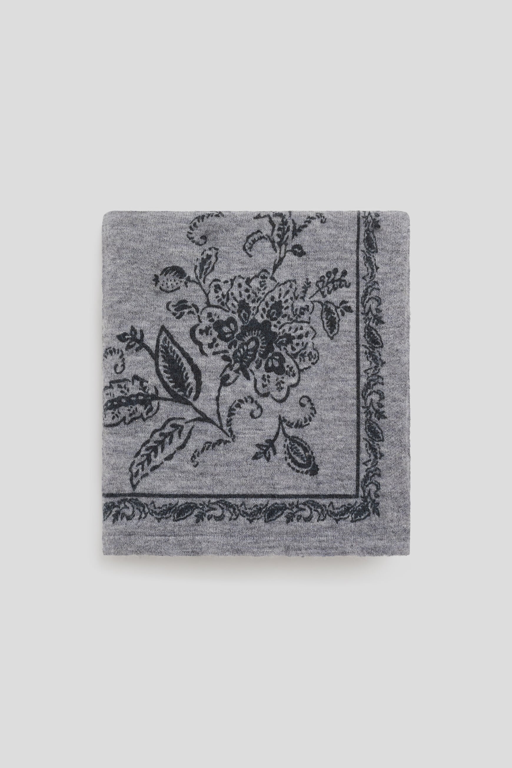 Mona scarf grey woman