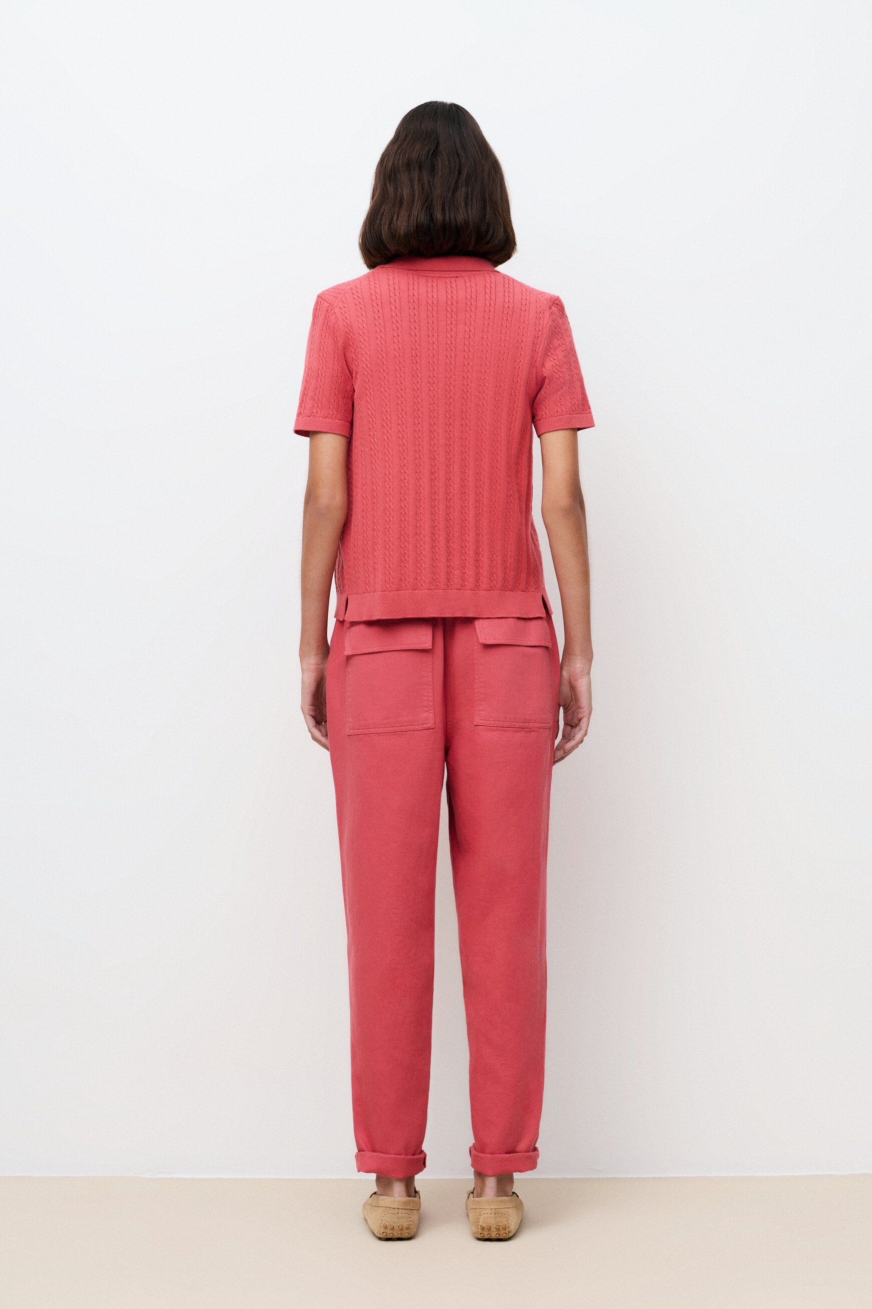 Barbara sweater raspberry pink woman