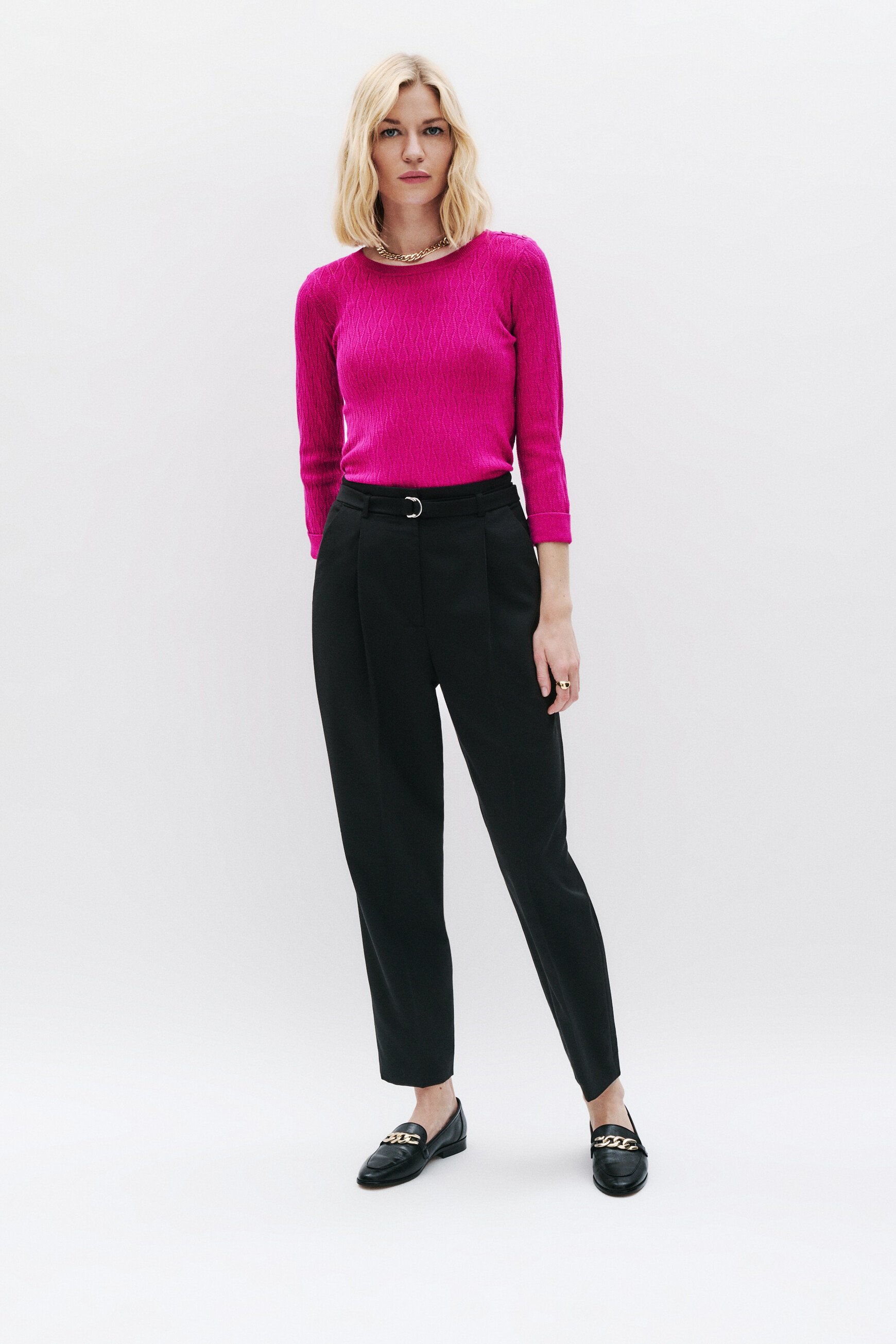 pull mjulietta rose fushia femme Pull mjulietta rose fushia femme
