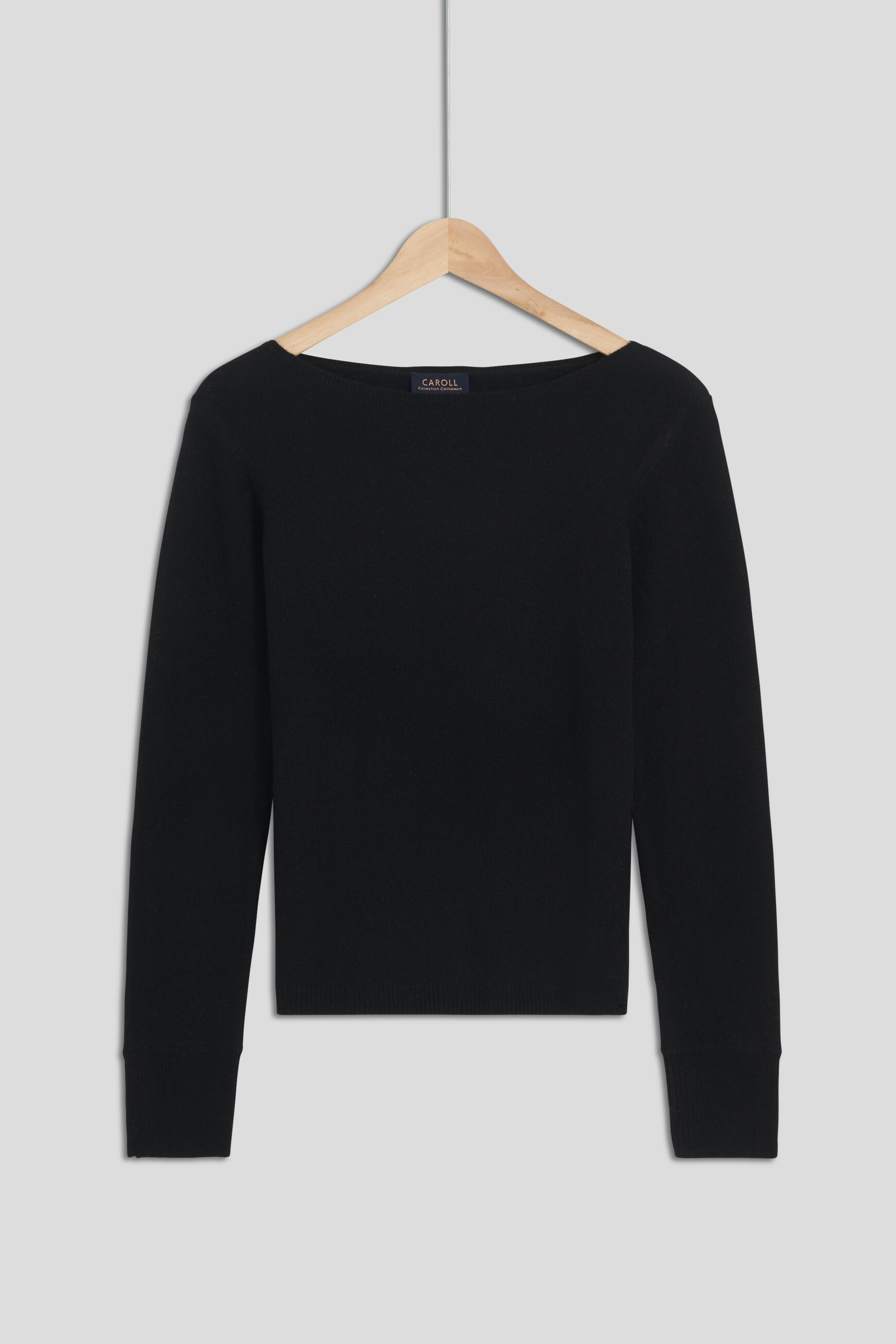 Pull mzoan 100% cachemire noir femme