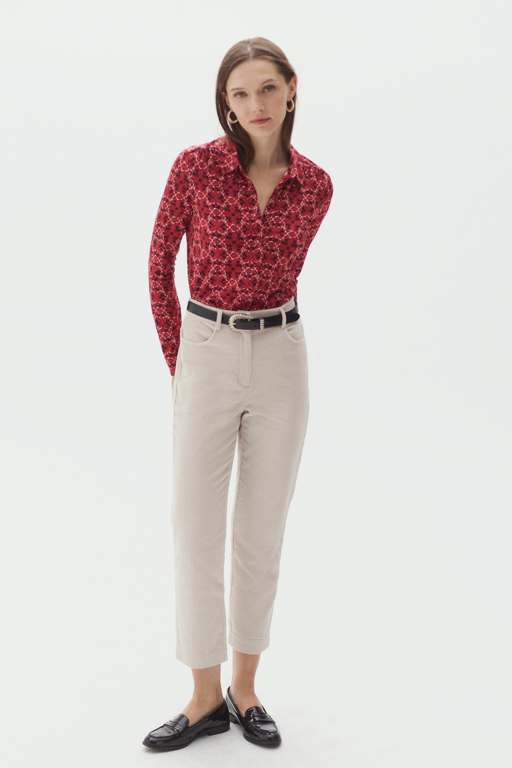 pantalon jim ecru femme Pantalon jim ecru femme