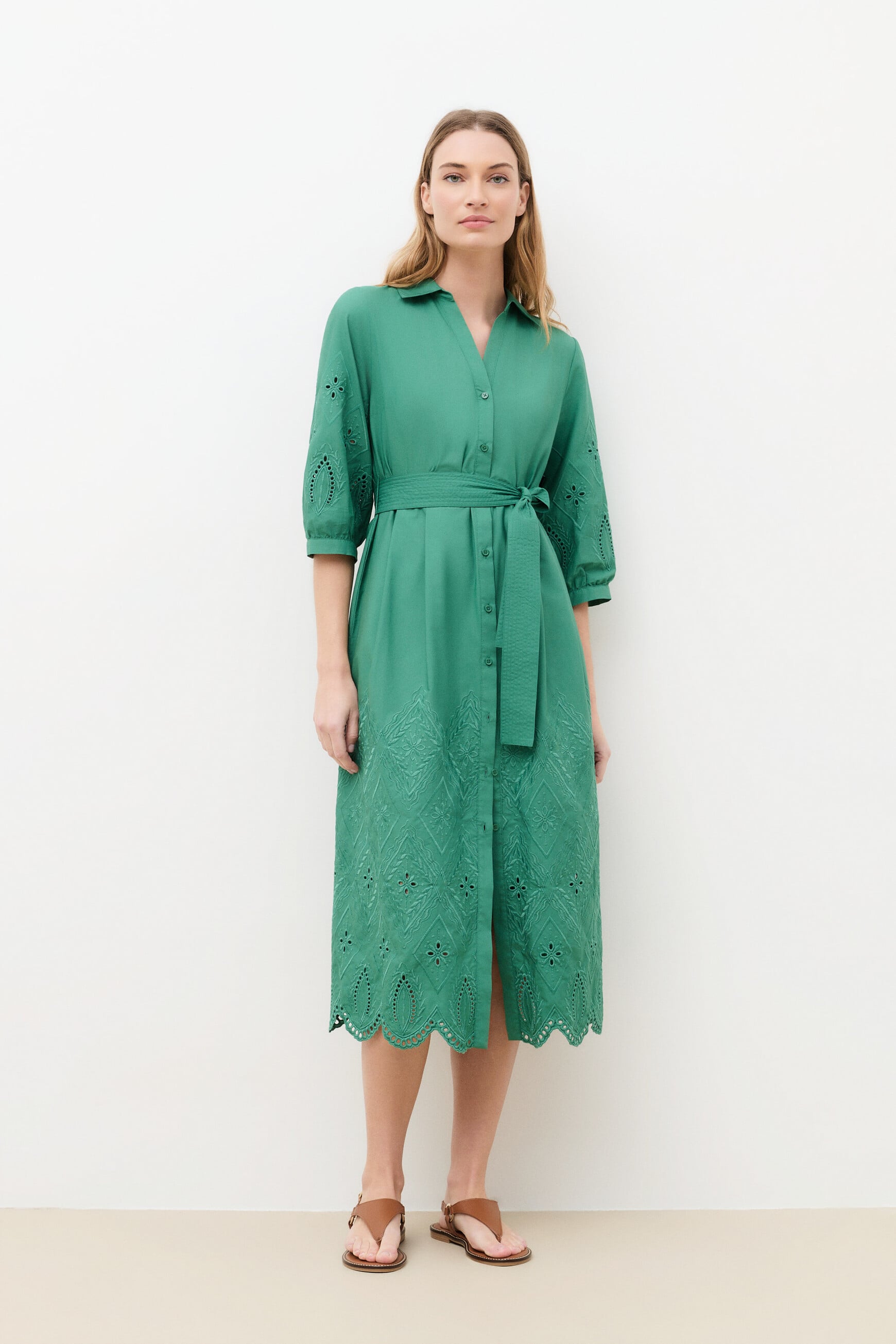 Romy dress green woman