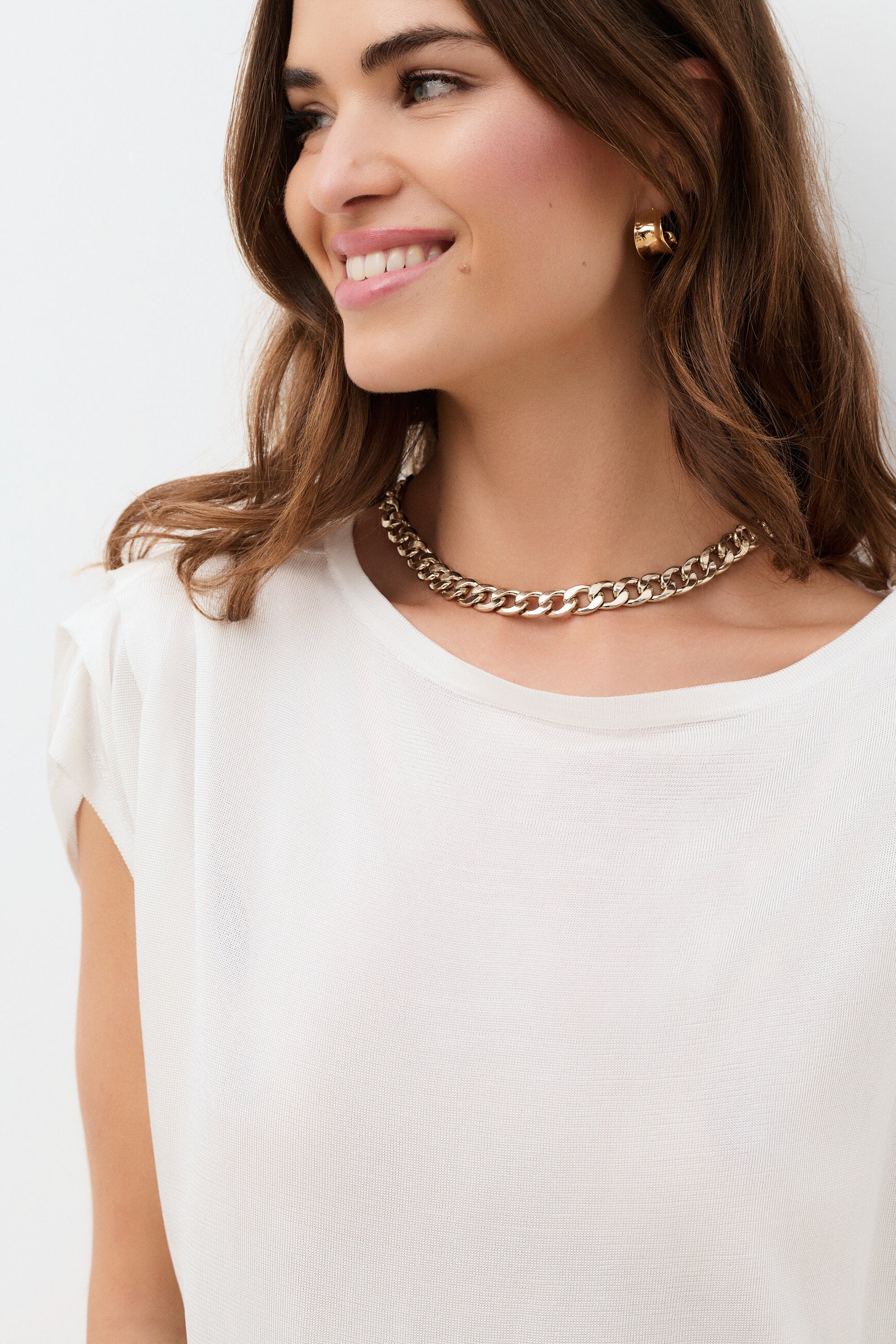 Debbie sweater ecru woman