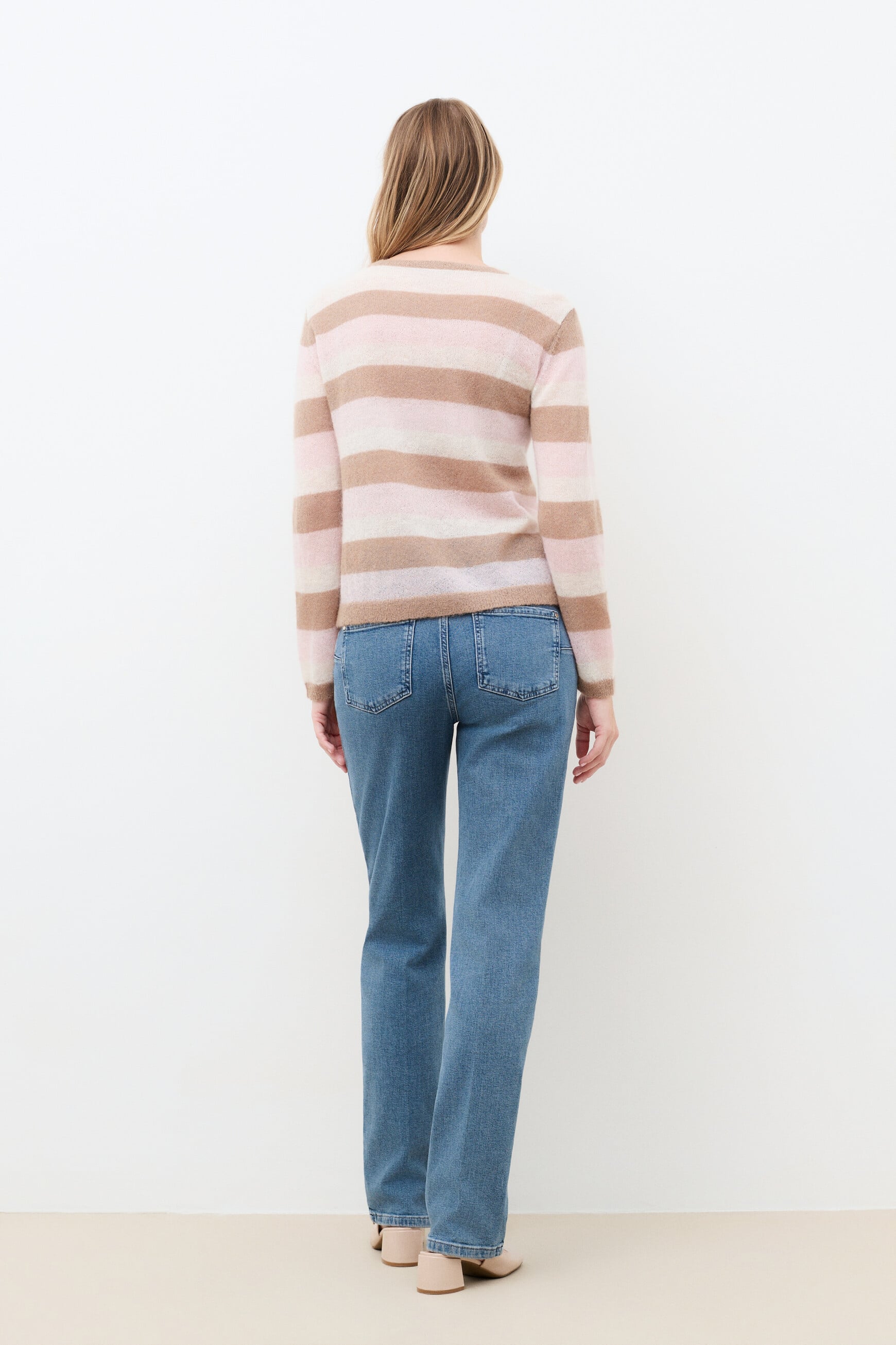 Mgreg sweater ecru woman
