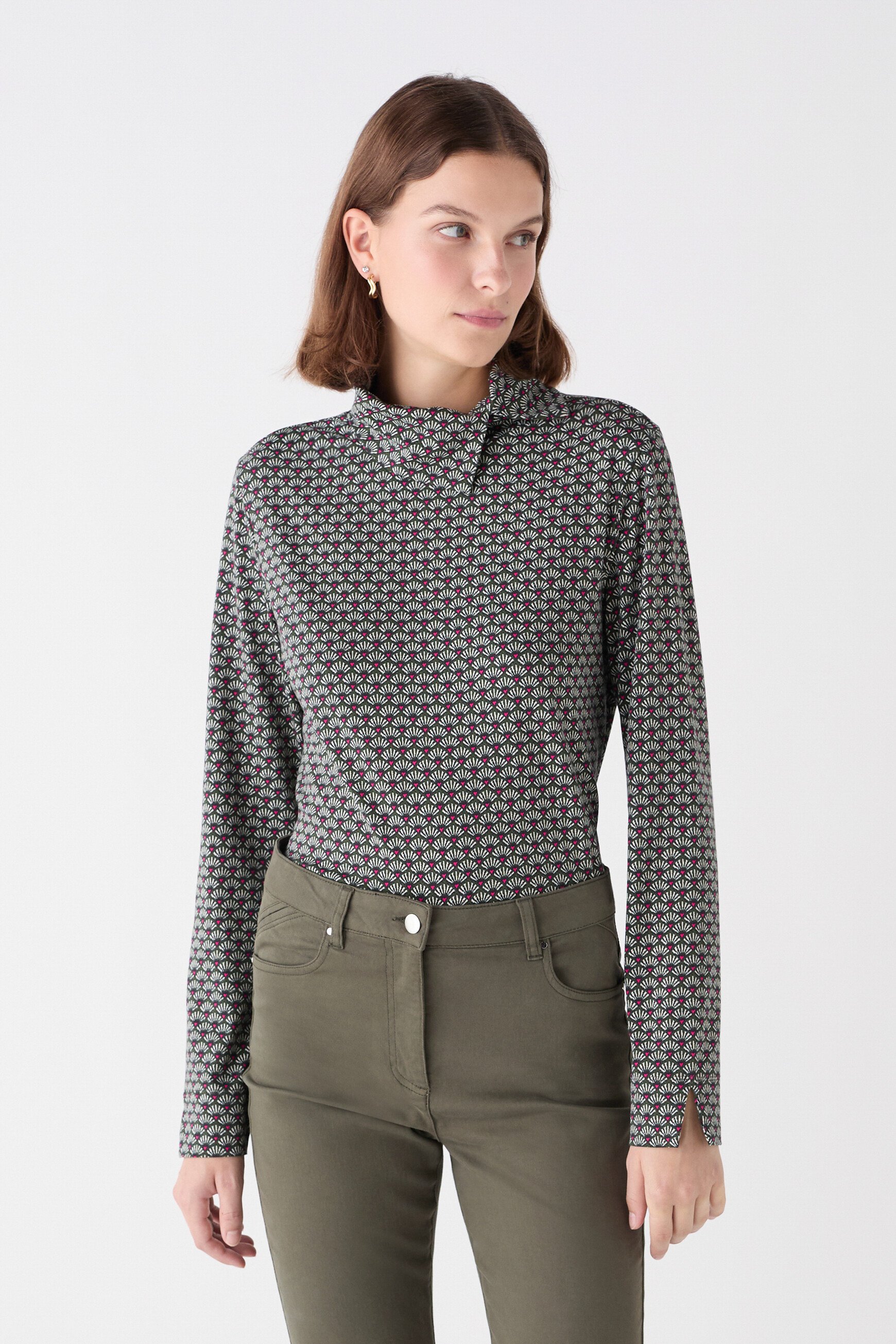 Tanoushka T-shirt khaki green woman