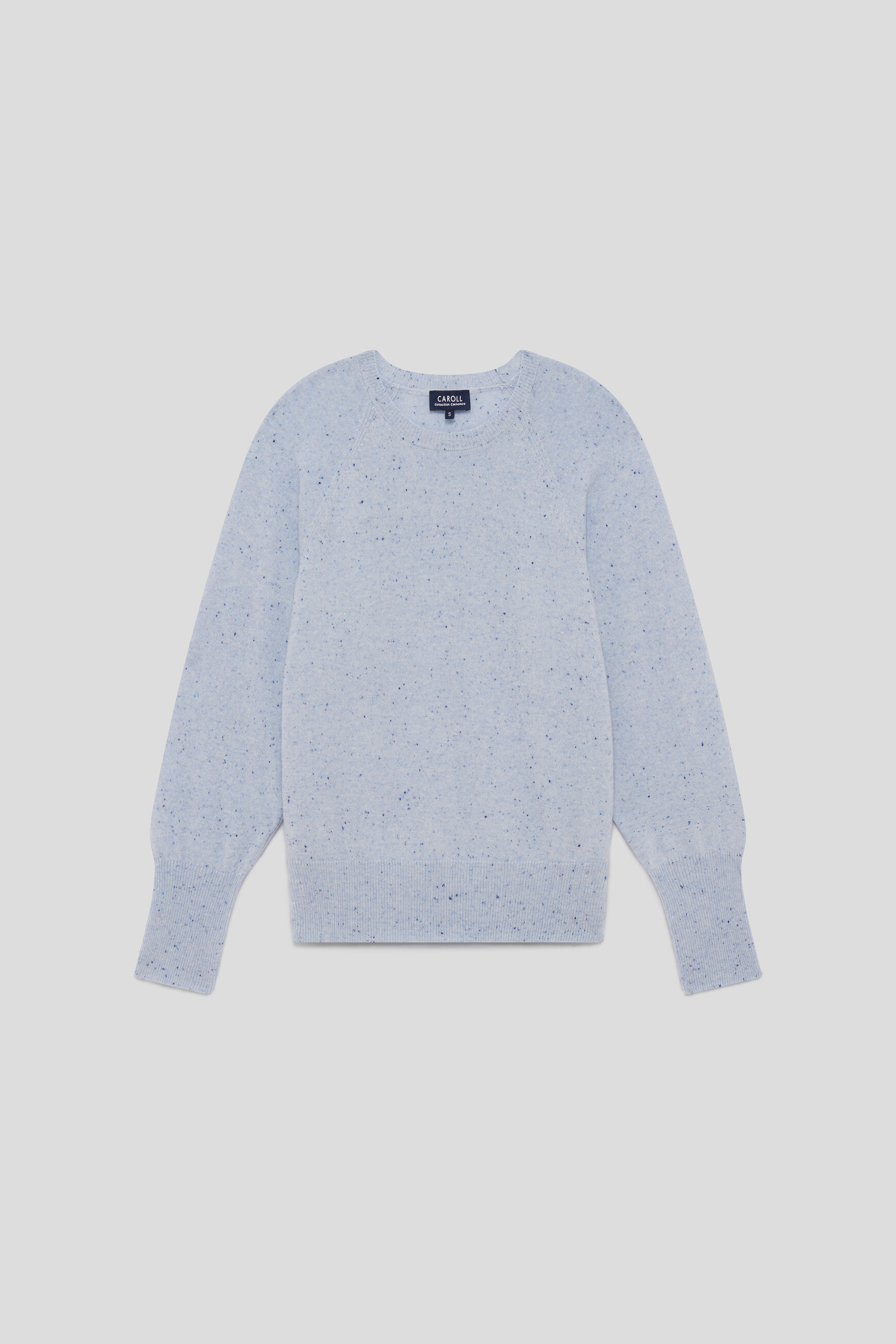 Mlottie sweater 100% cashmere sky blue woman
