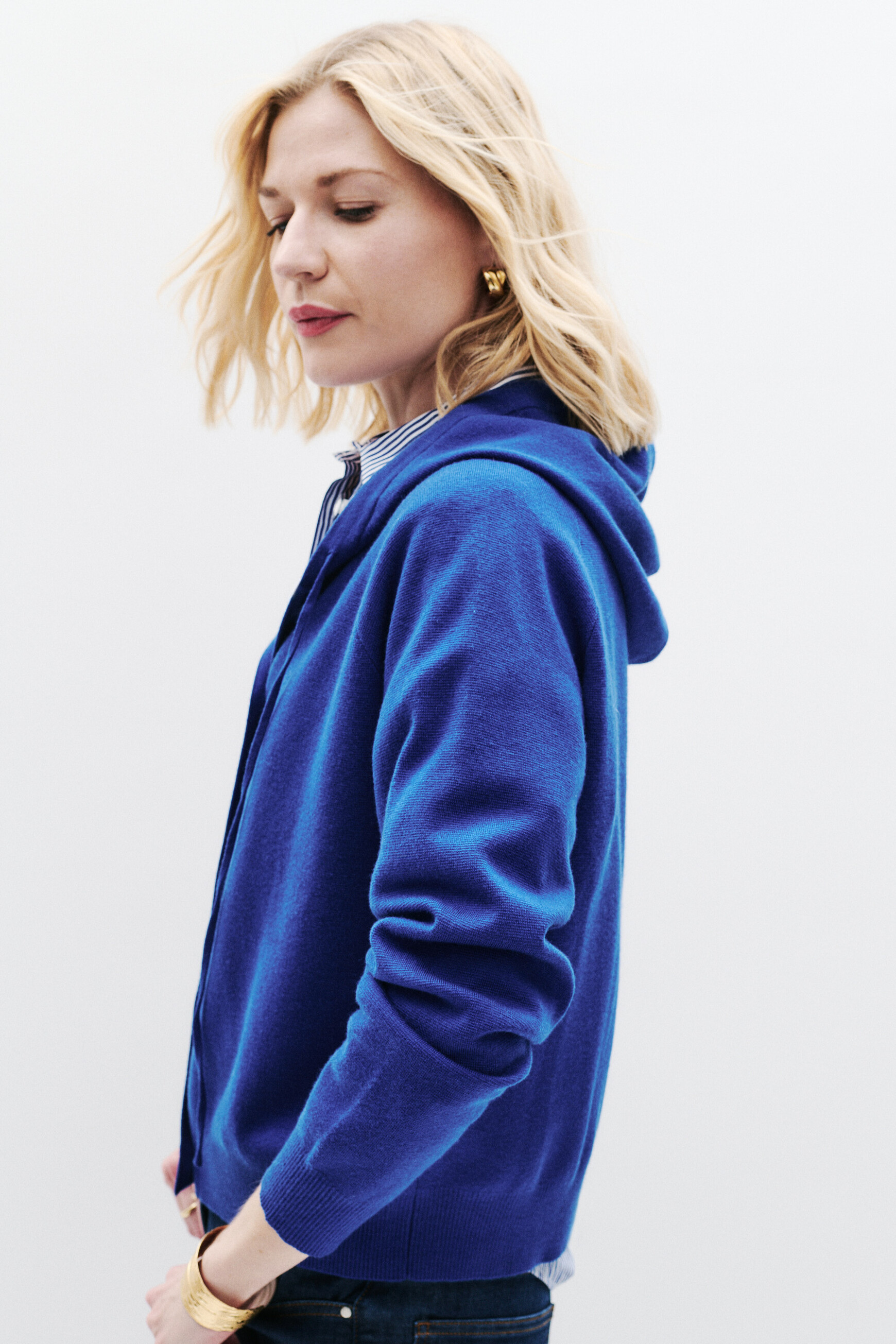 gilet monsina bleu electrique femme Gilet Monsina bleu electrique femme