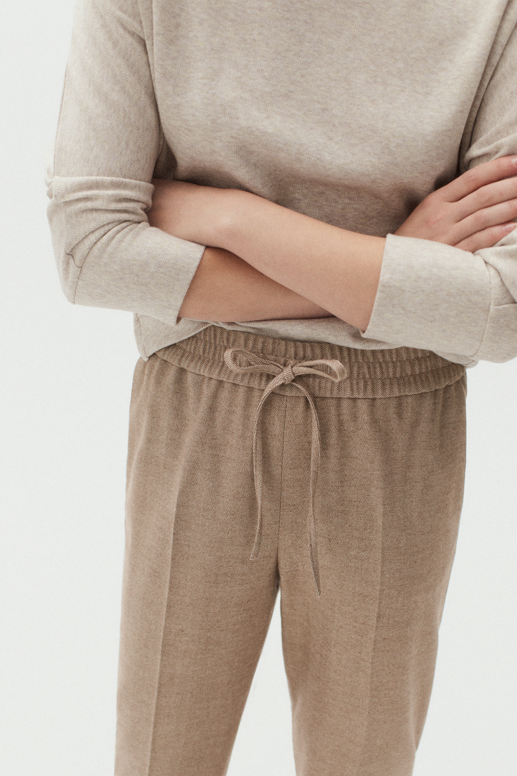 pantalon danny rayures beige femme pantalon danny rayures beige femme