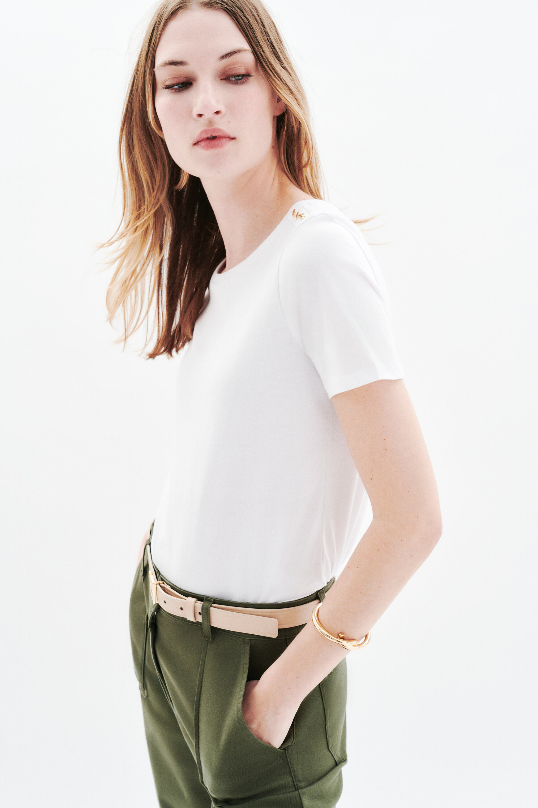 t shirt tjaya blanc femme T-shirt tjaya blanc femme