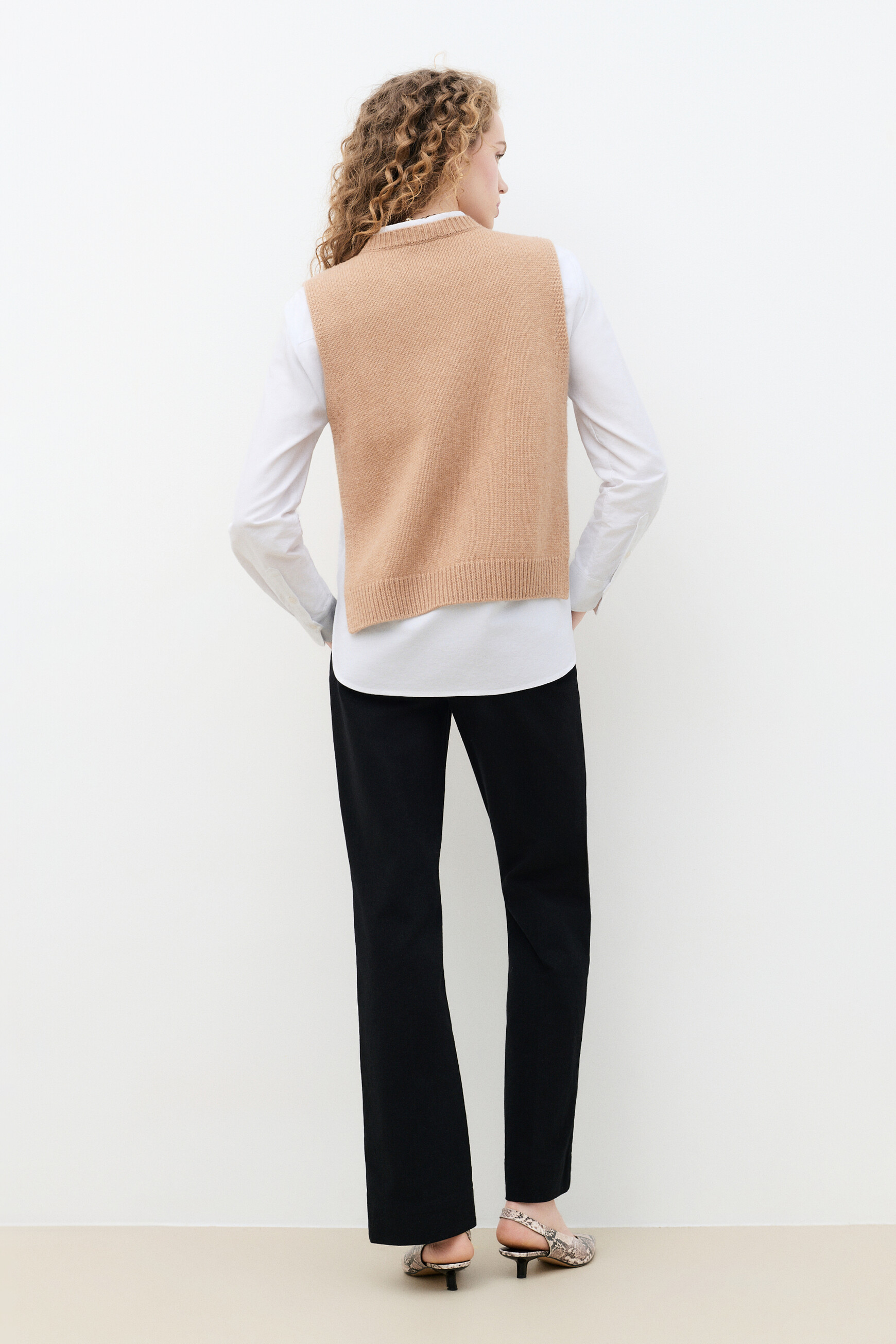 poncho hevy camel mujer