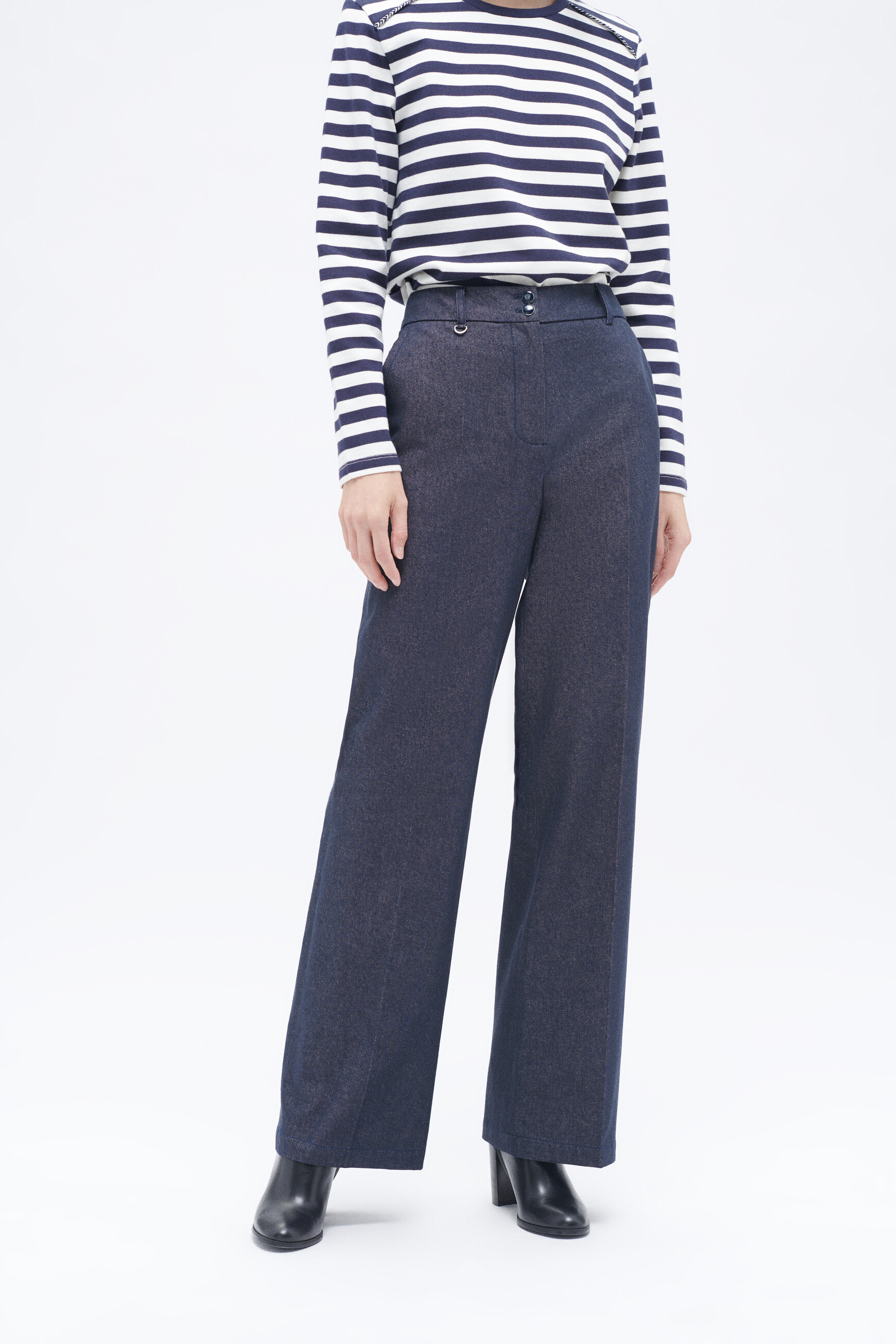pantalon pclark denim double stone femme Pantalon pclark denim double stone femme