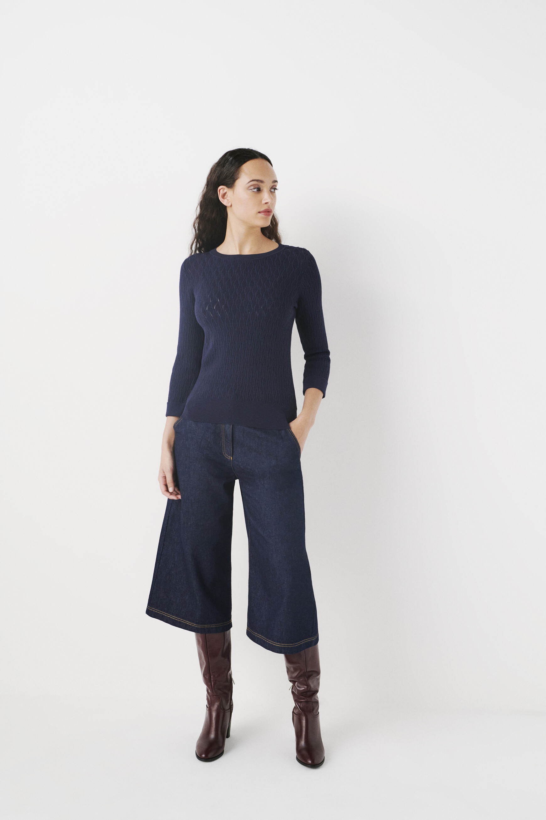 trui mjulietta marineblauw vrouw trui mjulietta marineblauw vrouw