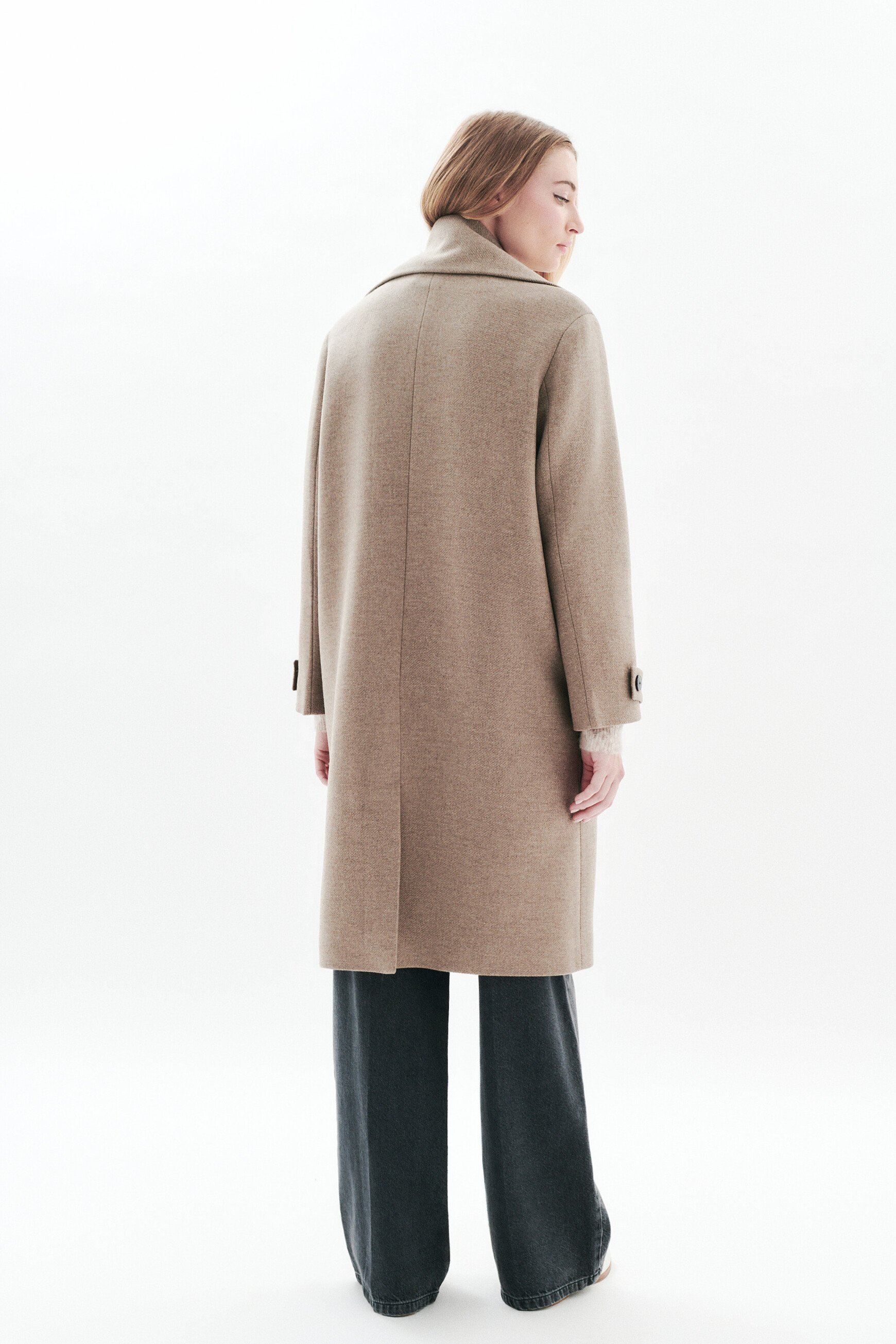gentiani 2 coat taupe woman Gentiani 2 coat taupe woman