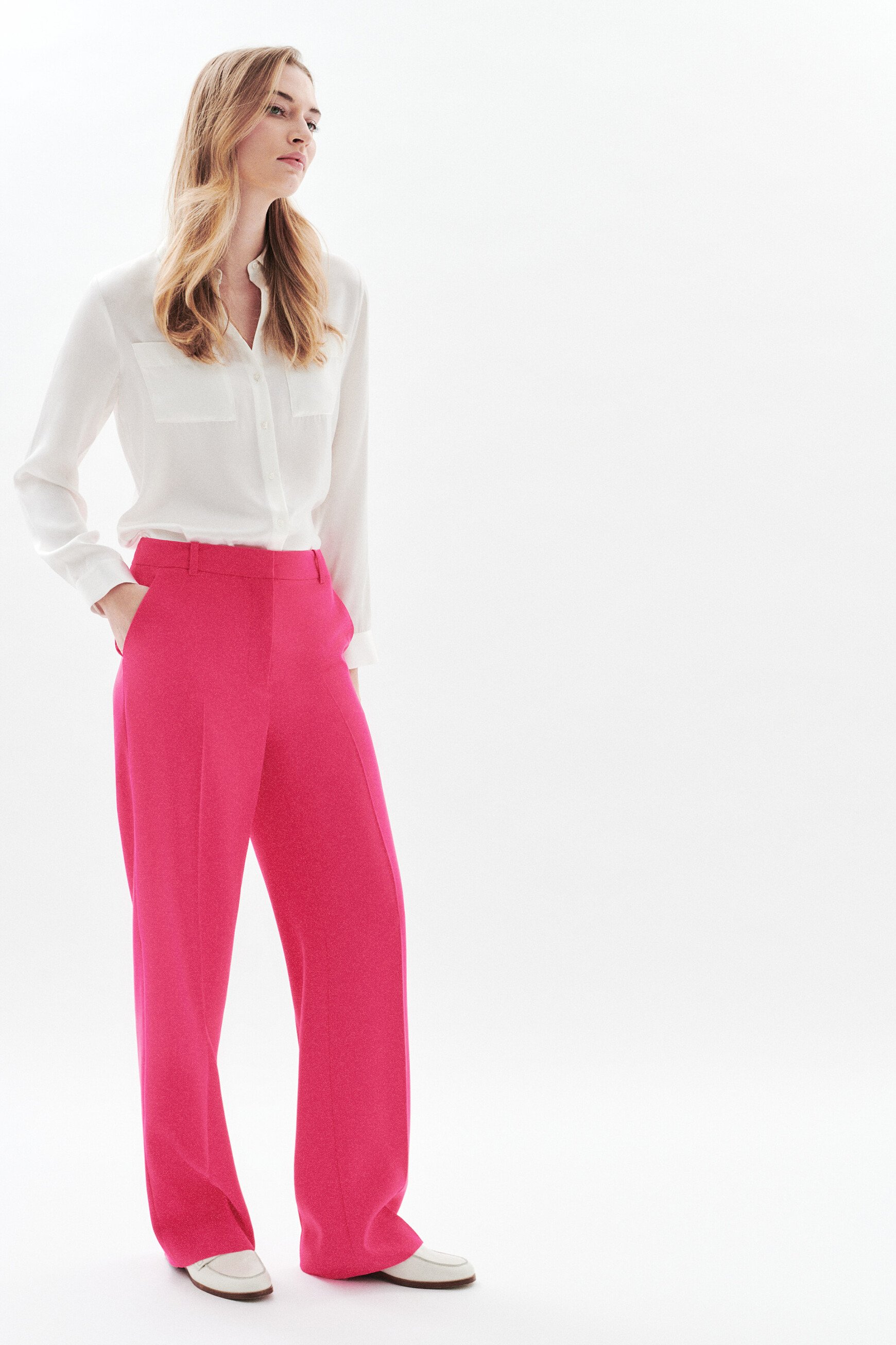 Pantalón Pvolare2 rosa fucsia mujer