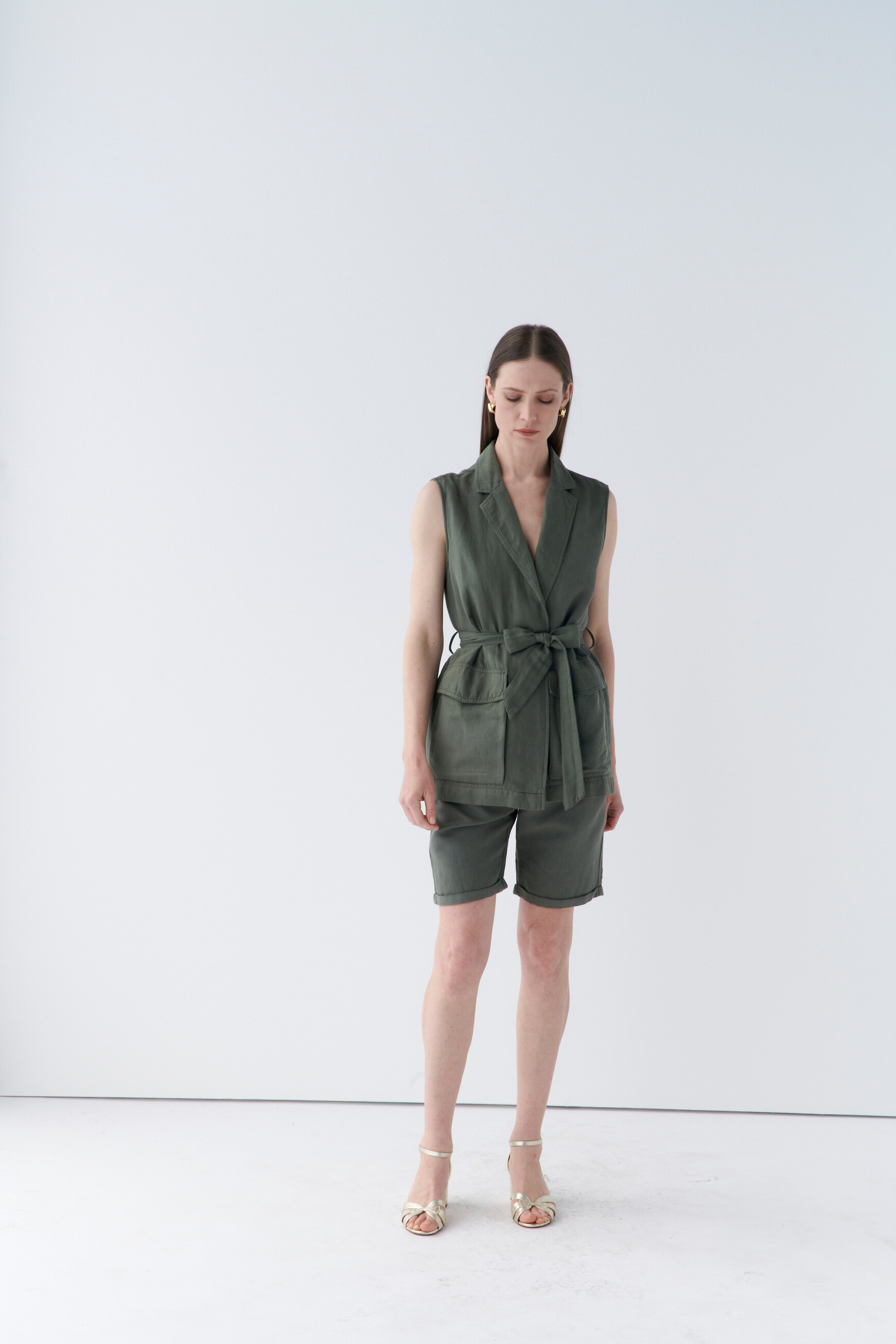 Veste veracruz vert kaki femme