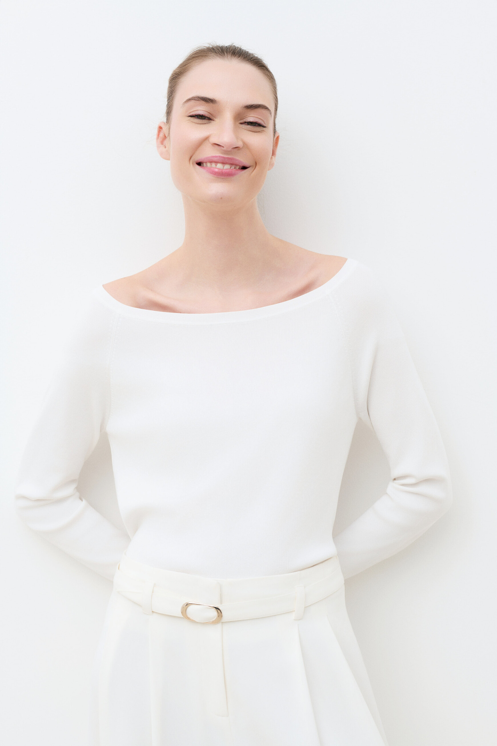 Mtara sweater ecru woman