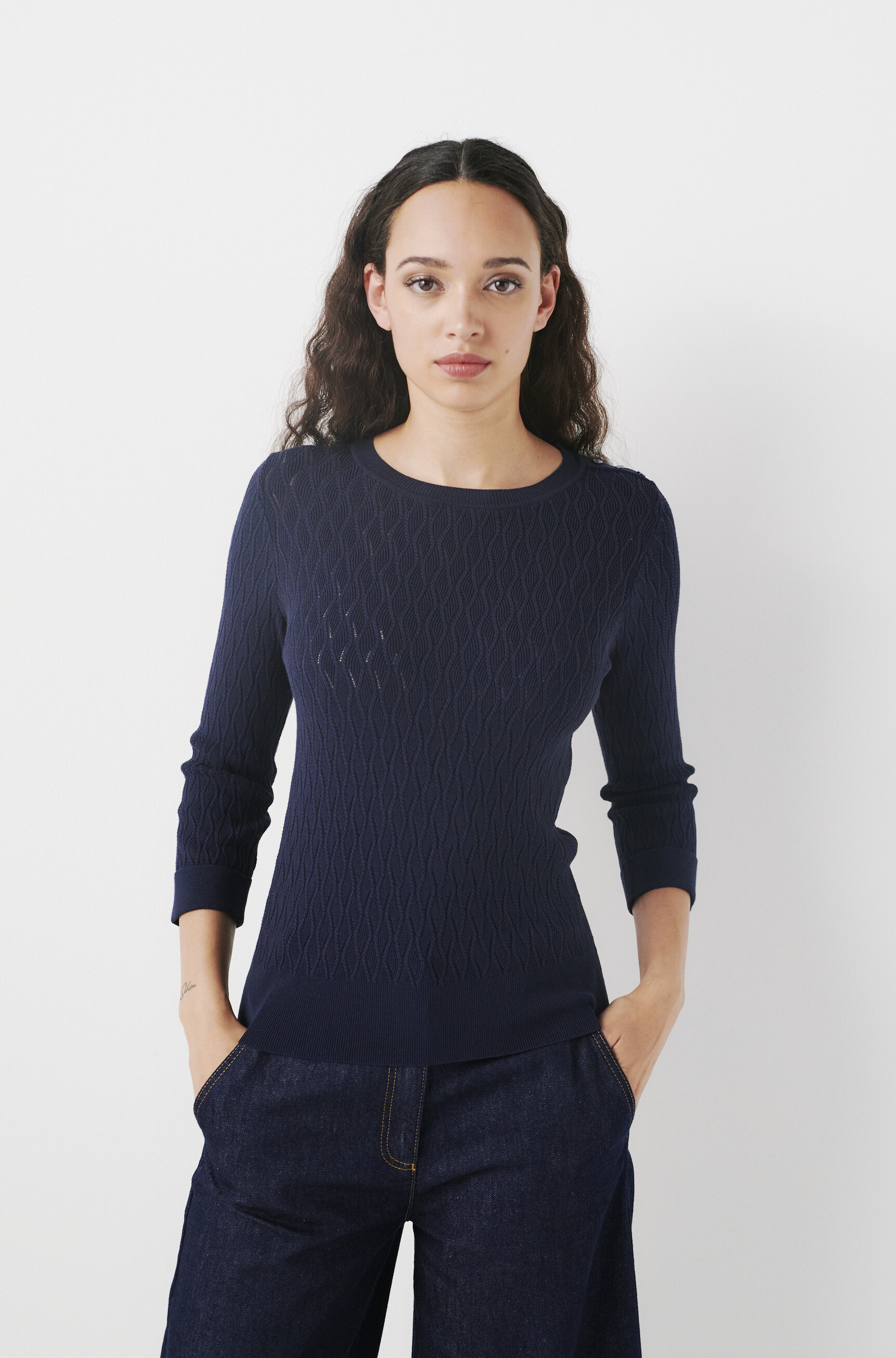 trui mjulietta marineblauw vrouw trui mjulietta marineblauw vrouw