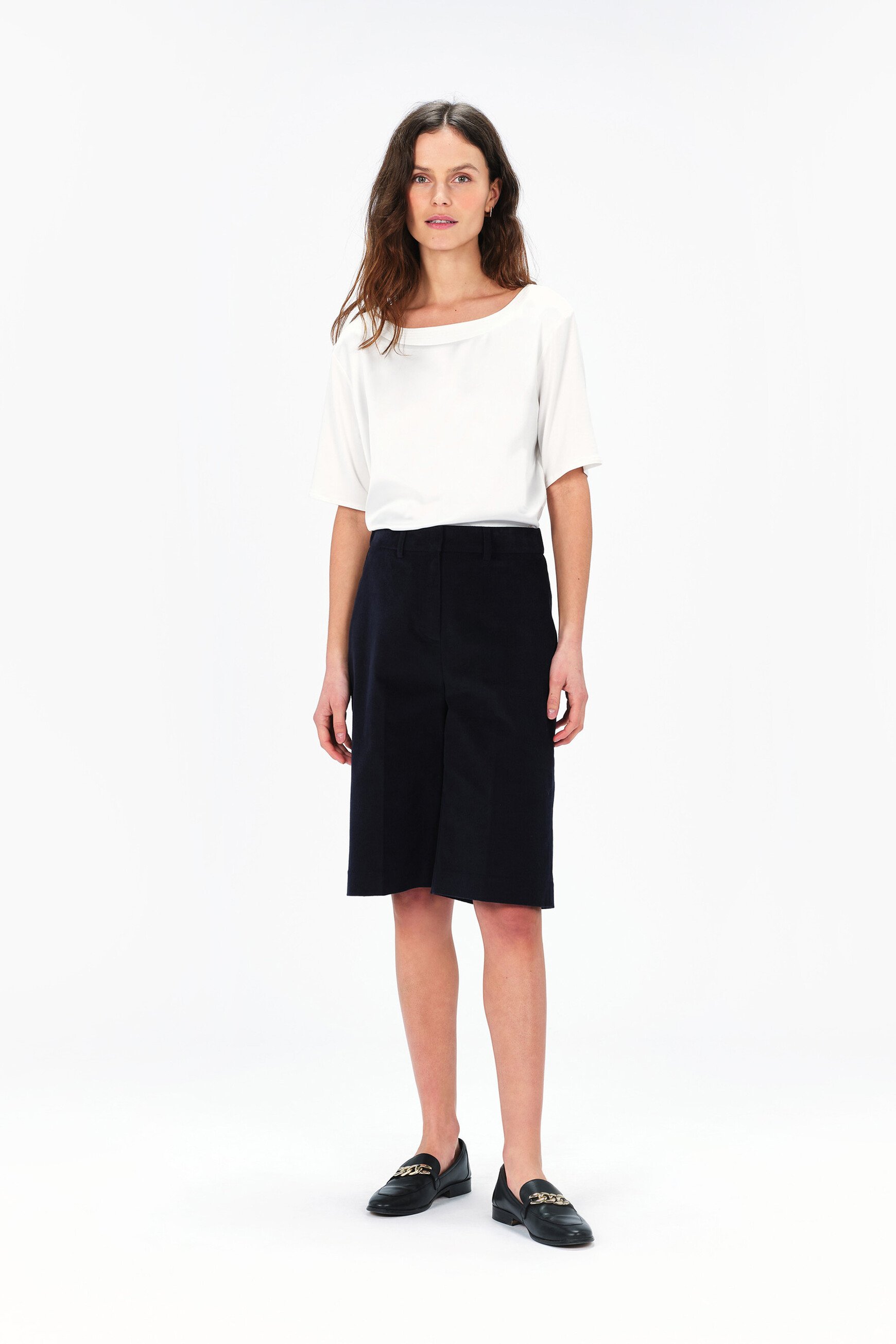 pbermu bermuda shorts navy blue woman pbermu Bermuda shorts navy blue woman