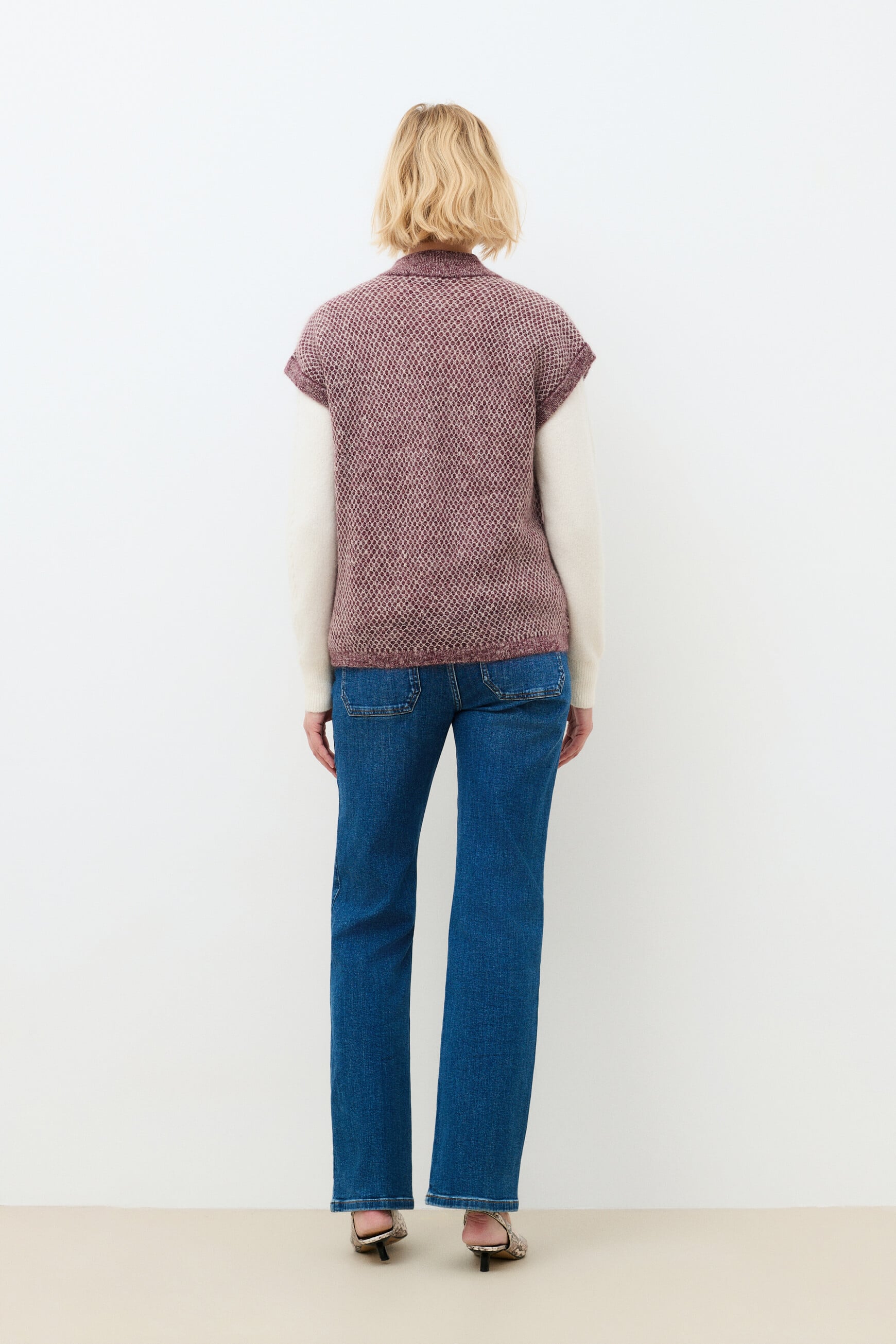 Micky cardigan burgundy woman