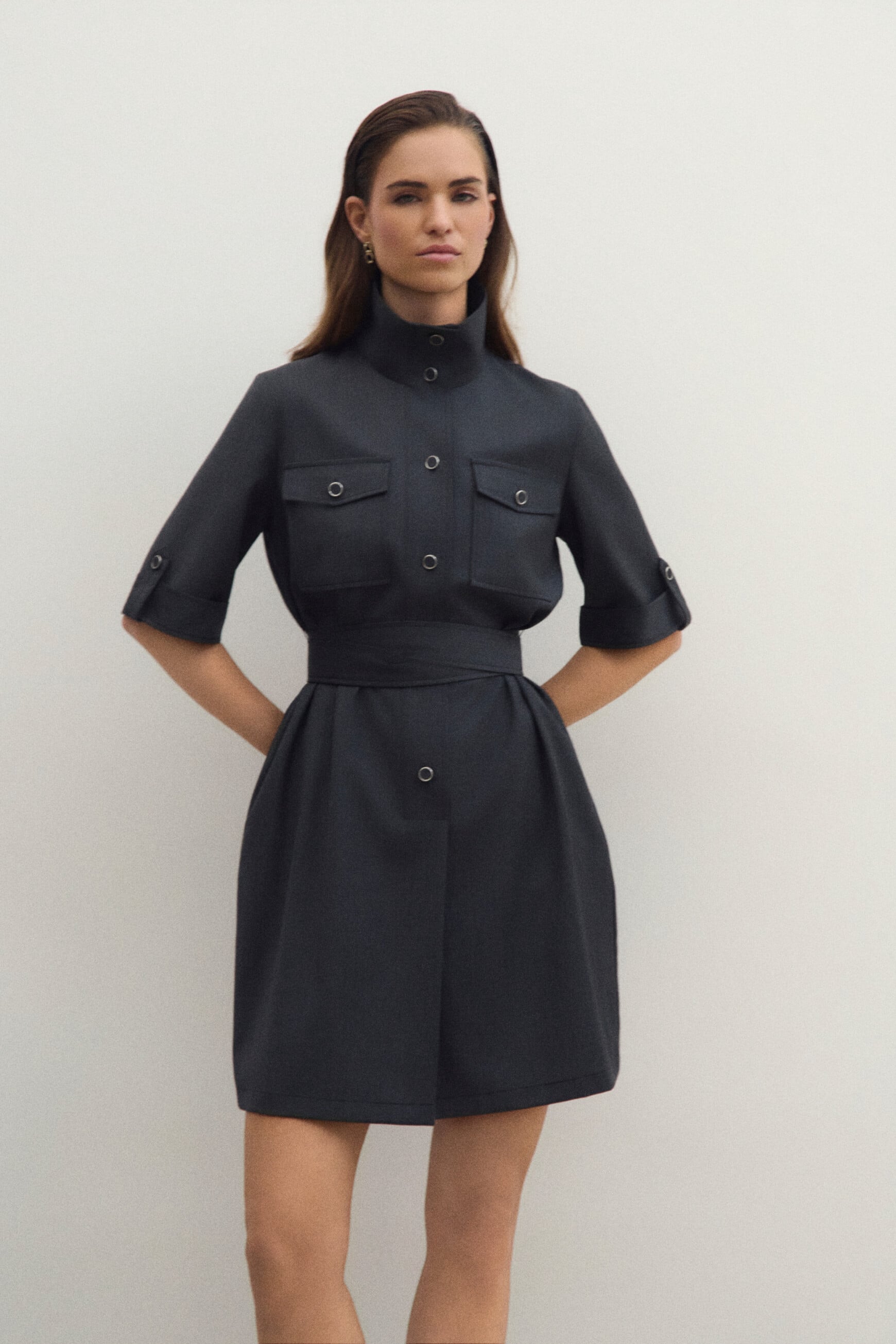 Kleid Renelia grau damen