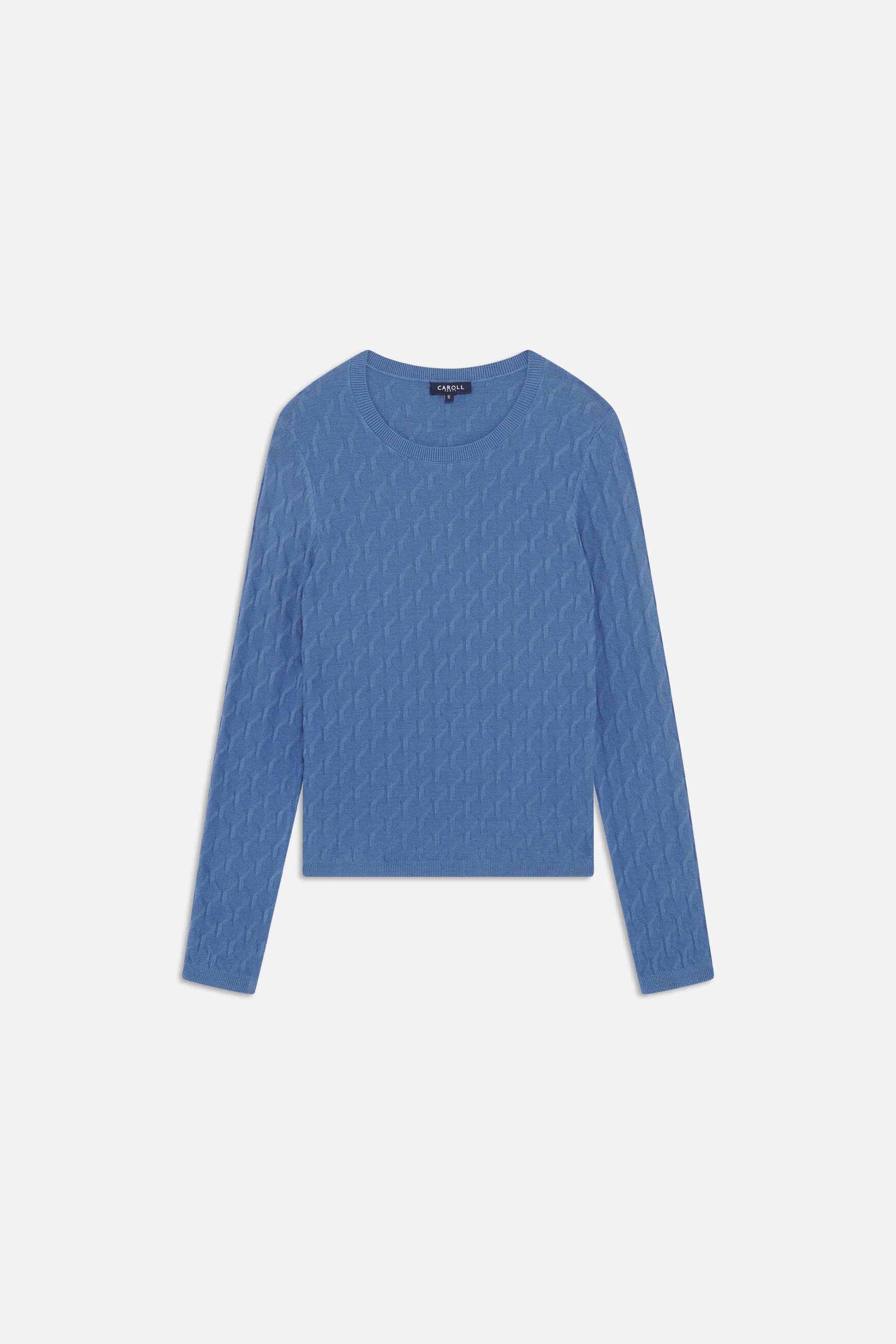 Pull manina bleu gris femme