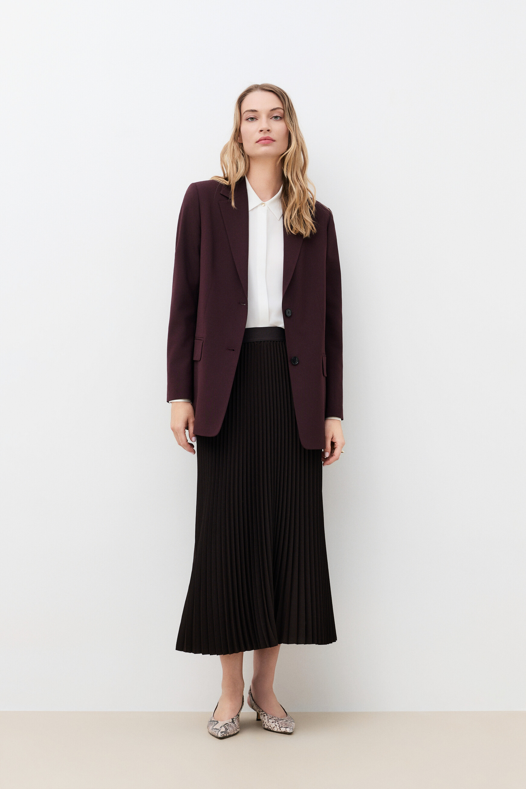 Voltige jacket plum woman
