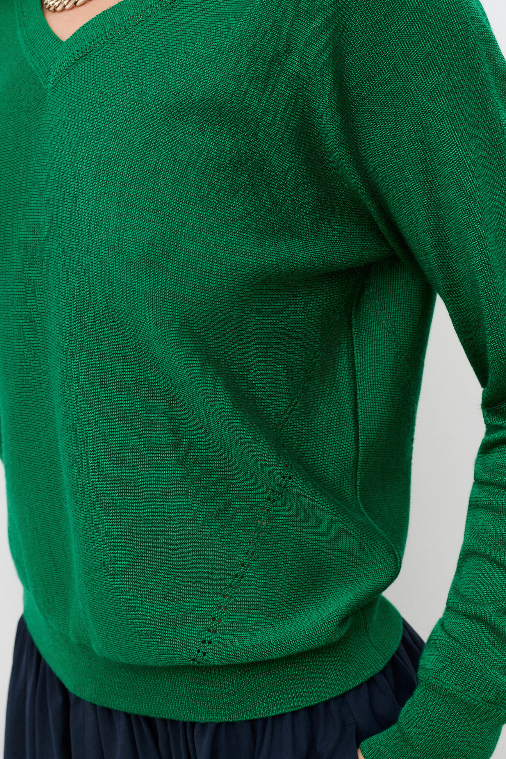 Jersey Mcallista verde mujer