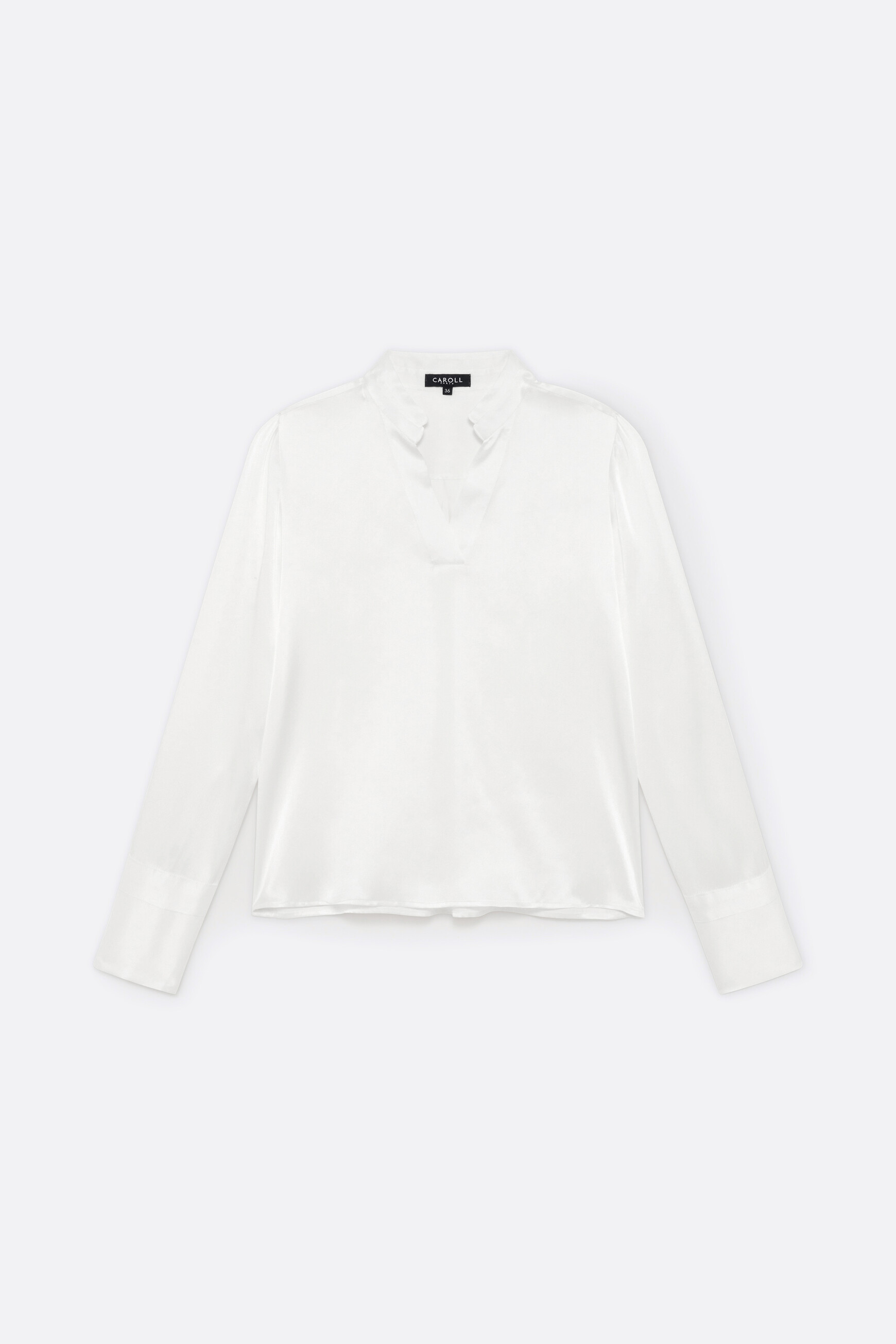 Clarisse blouse 100% silk ecru woman