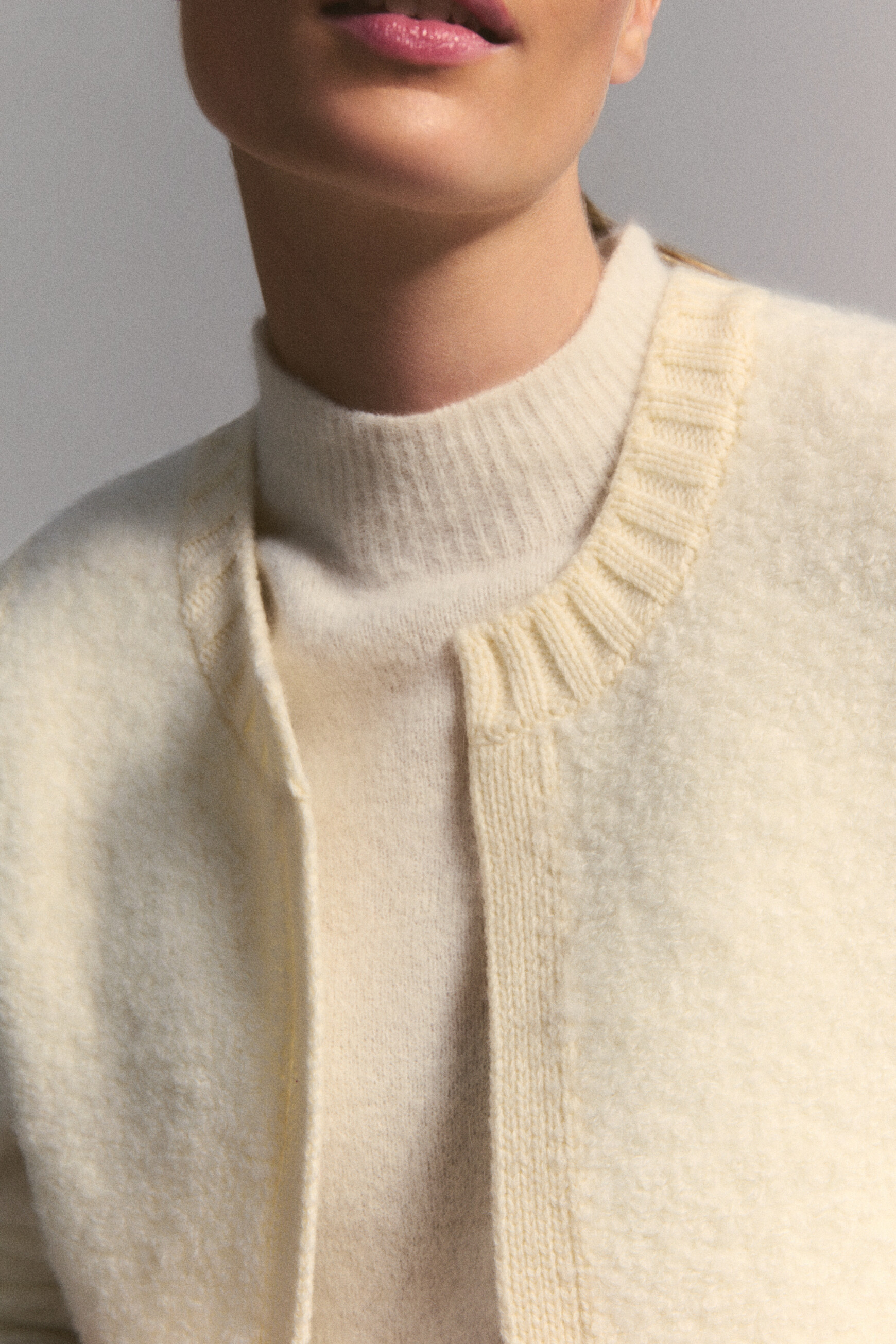 Mdino cardigan ecru woman