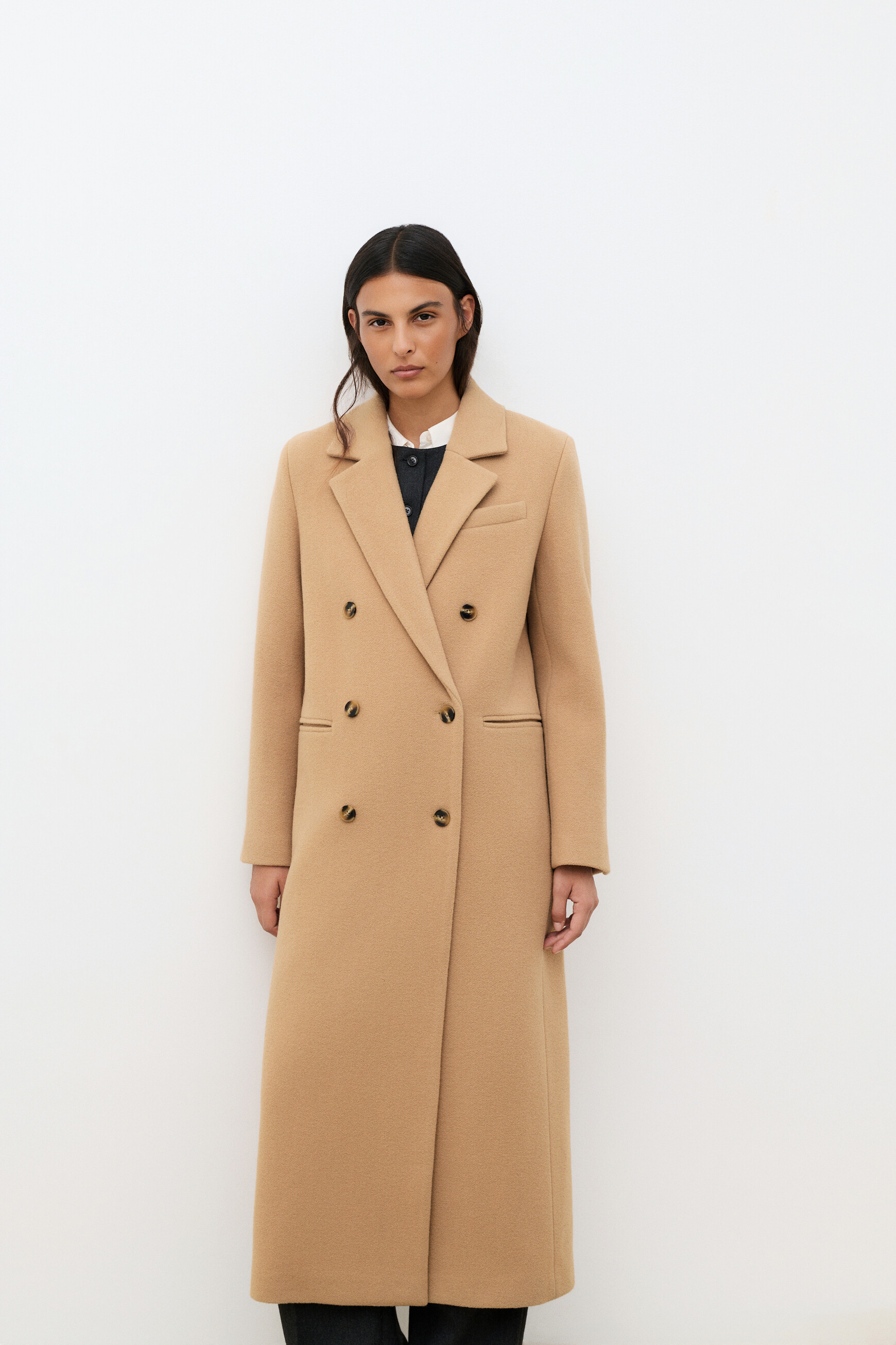 Giacomo2 coat camel woman