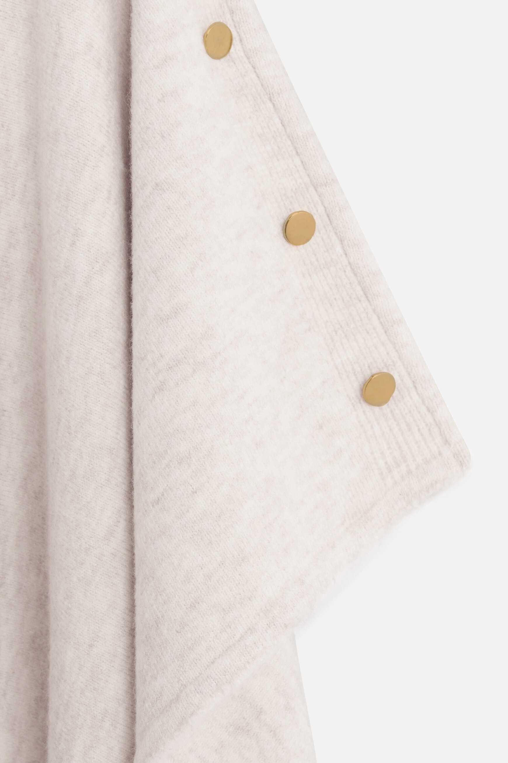 poncho lisa b beige femme