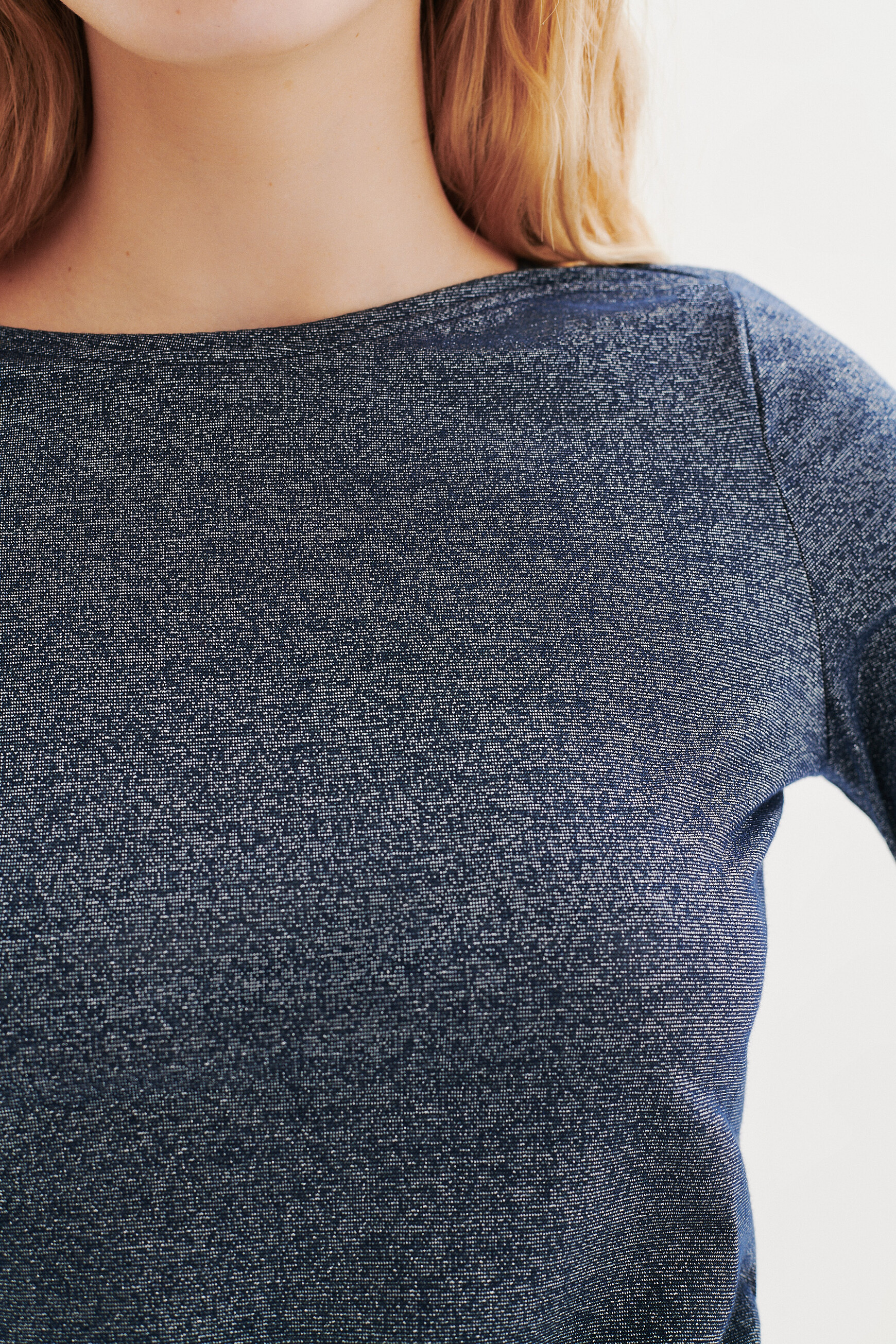 T-shirt Tjade bleu marine femme