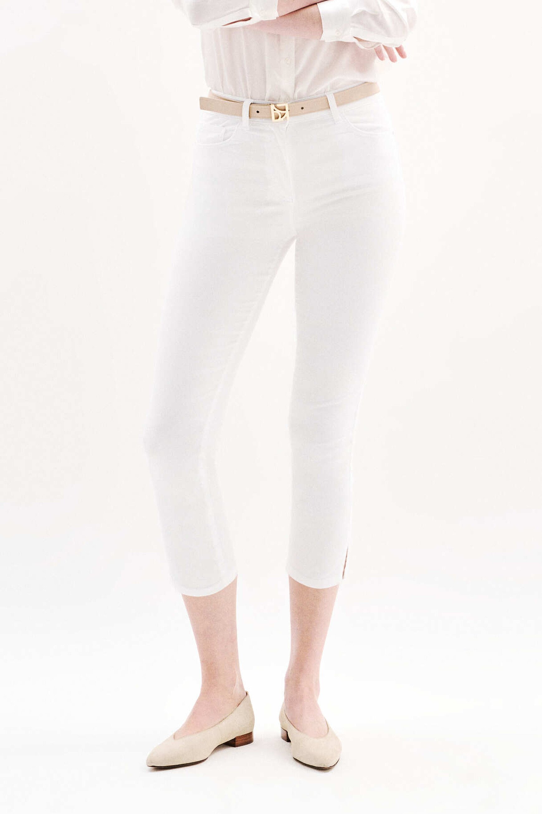 pantacourt mason blanc femme pantacourt mason blanc femme